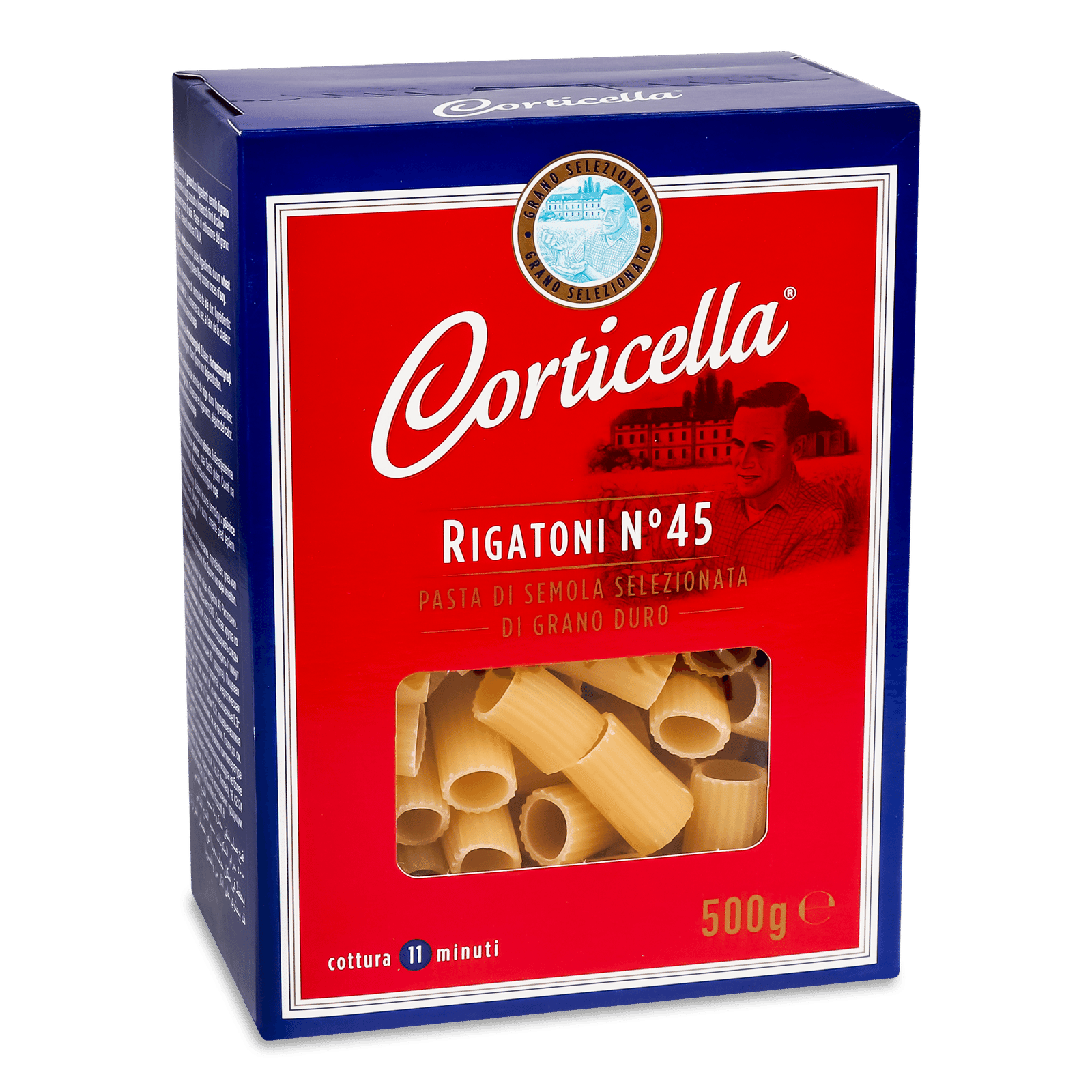 Вироби макаронні Corticella Рігатоні - 1