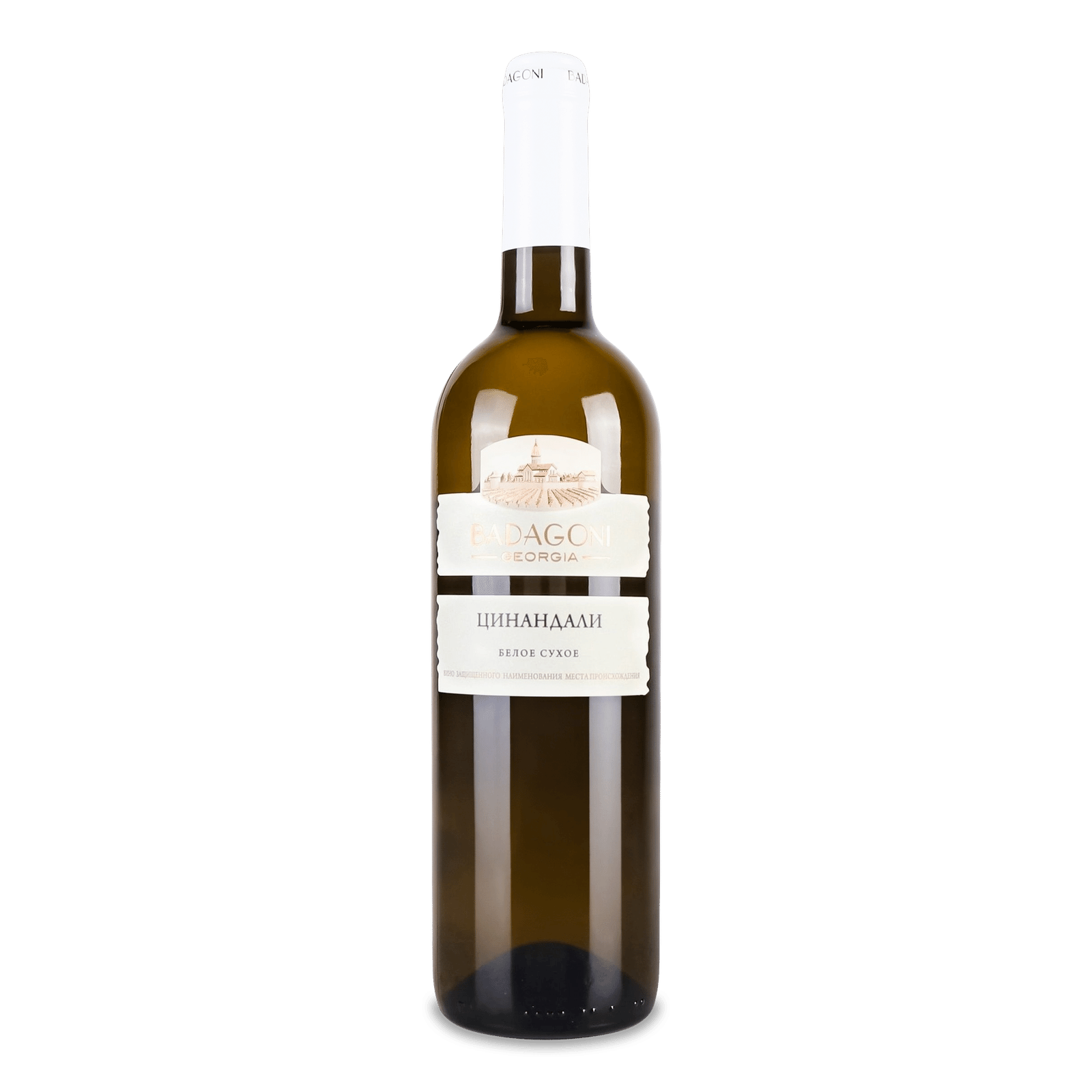 Вино біле сухе Badagoni «Цинандалі» - 1