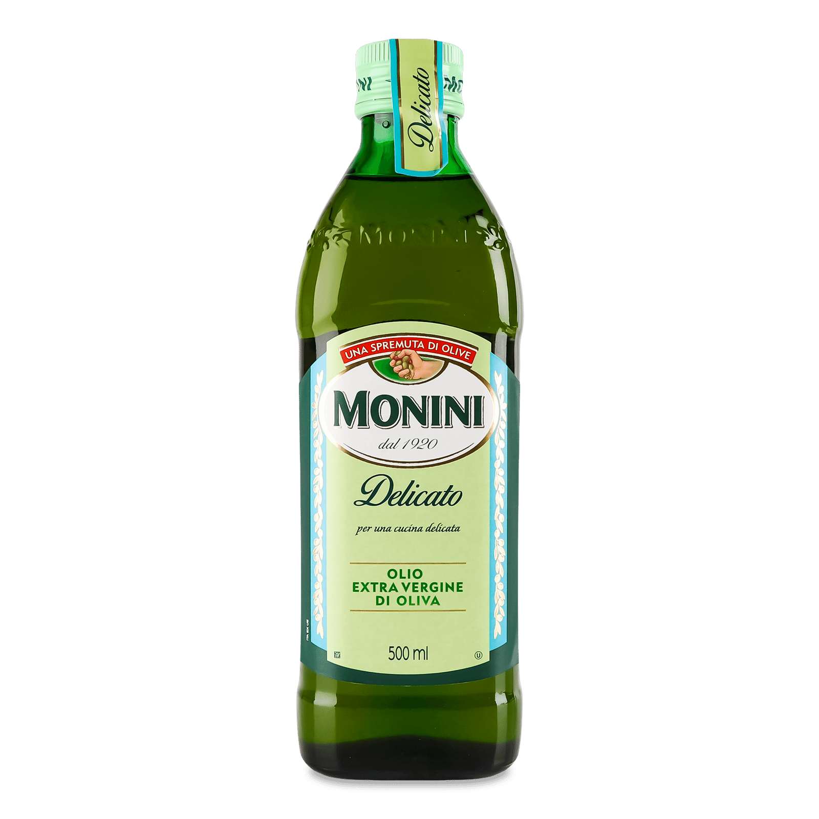 Олія оливкова Monini Extra Vergine Delicato скляна пляшка - 1