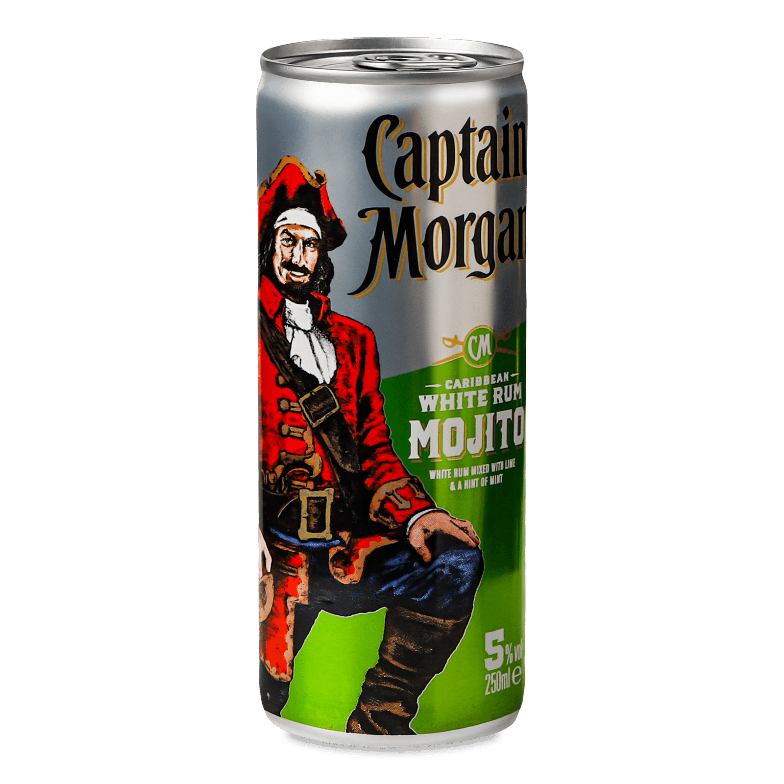 Напій слабоалкогольний Captain Morgan White Mojito з/б - 1