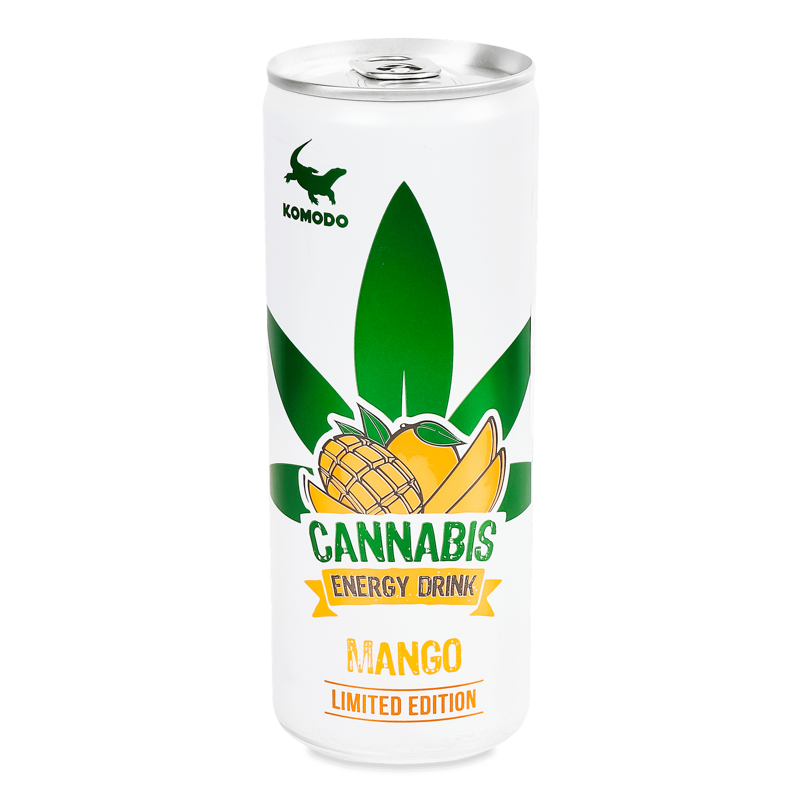 Напій енергетичний Komodo Cannabis Mango газований з/б - 1