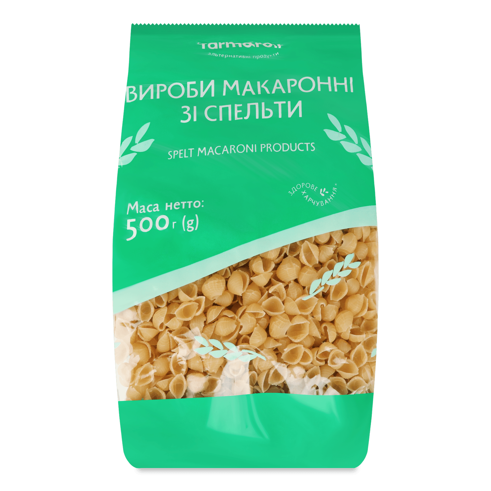 Вироби макаронні Farm&roll Мушля зі спельти - 1