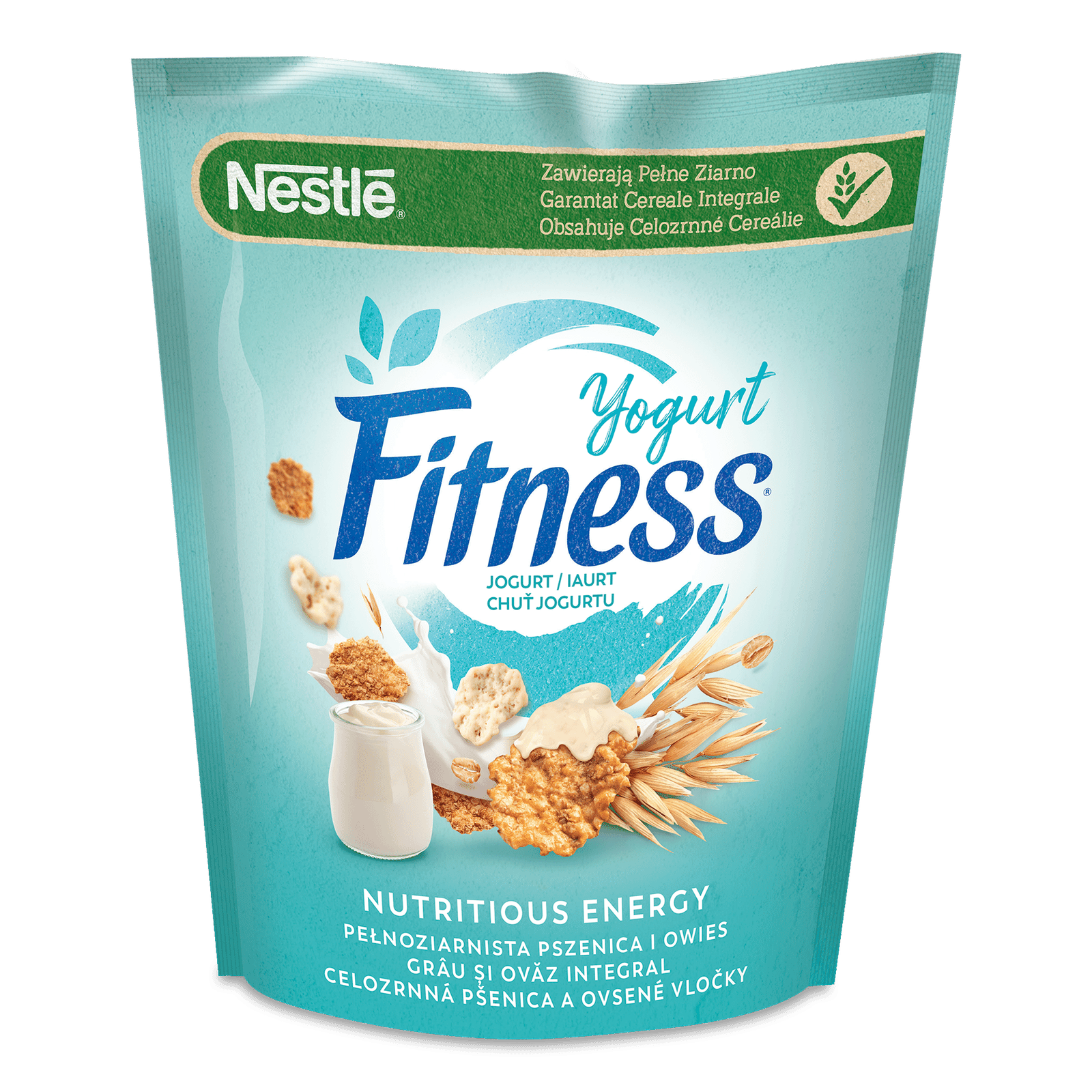 Пластівці Nestle Fitness Yoghurt з цільної пшениці - 1