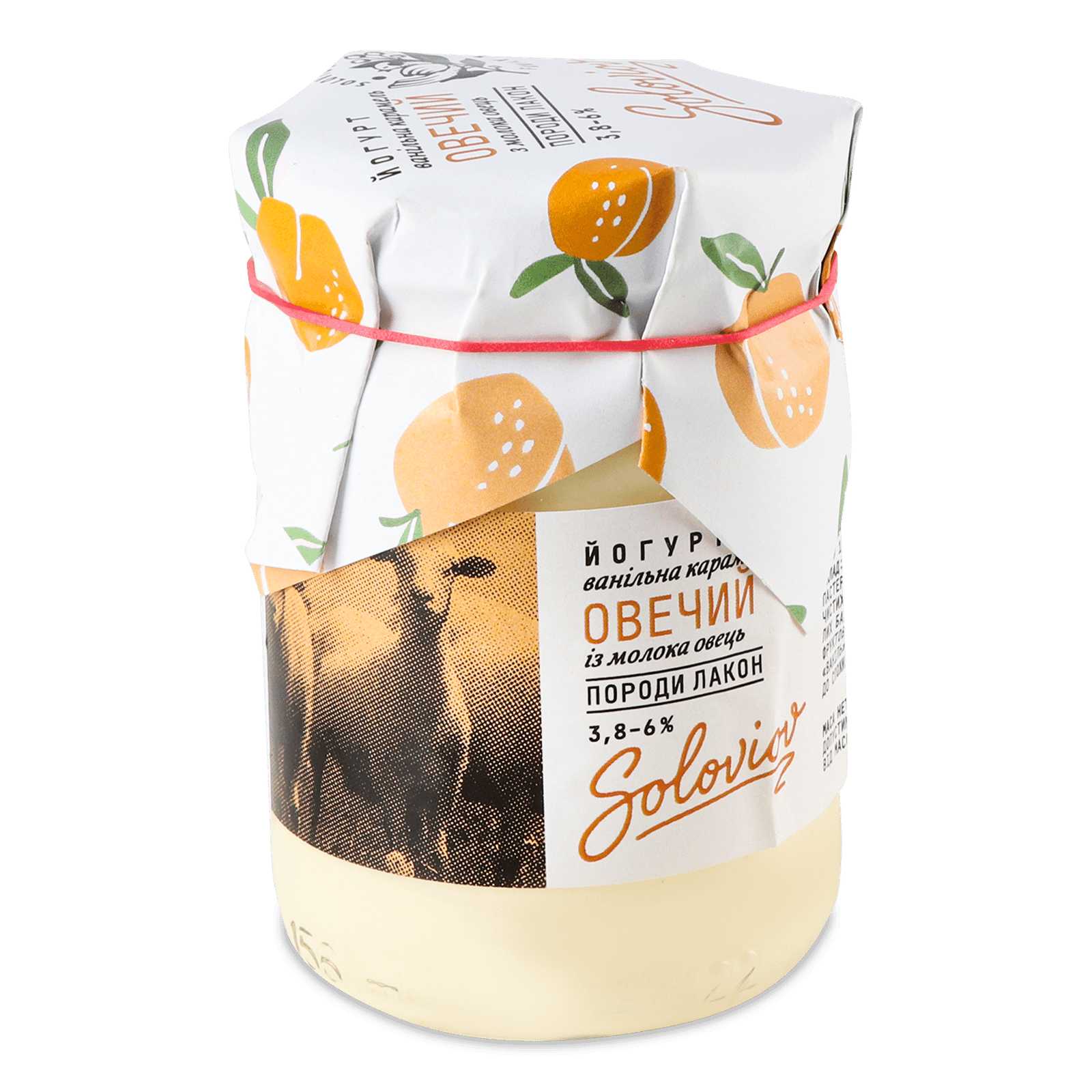 Йогурт «Лавка Традицій» «Ванільна карамель» Soloviov з овечого молока 3.8-6% - 1