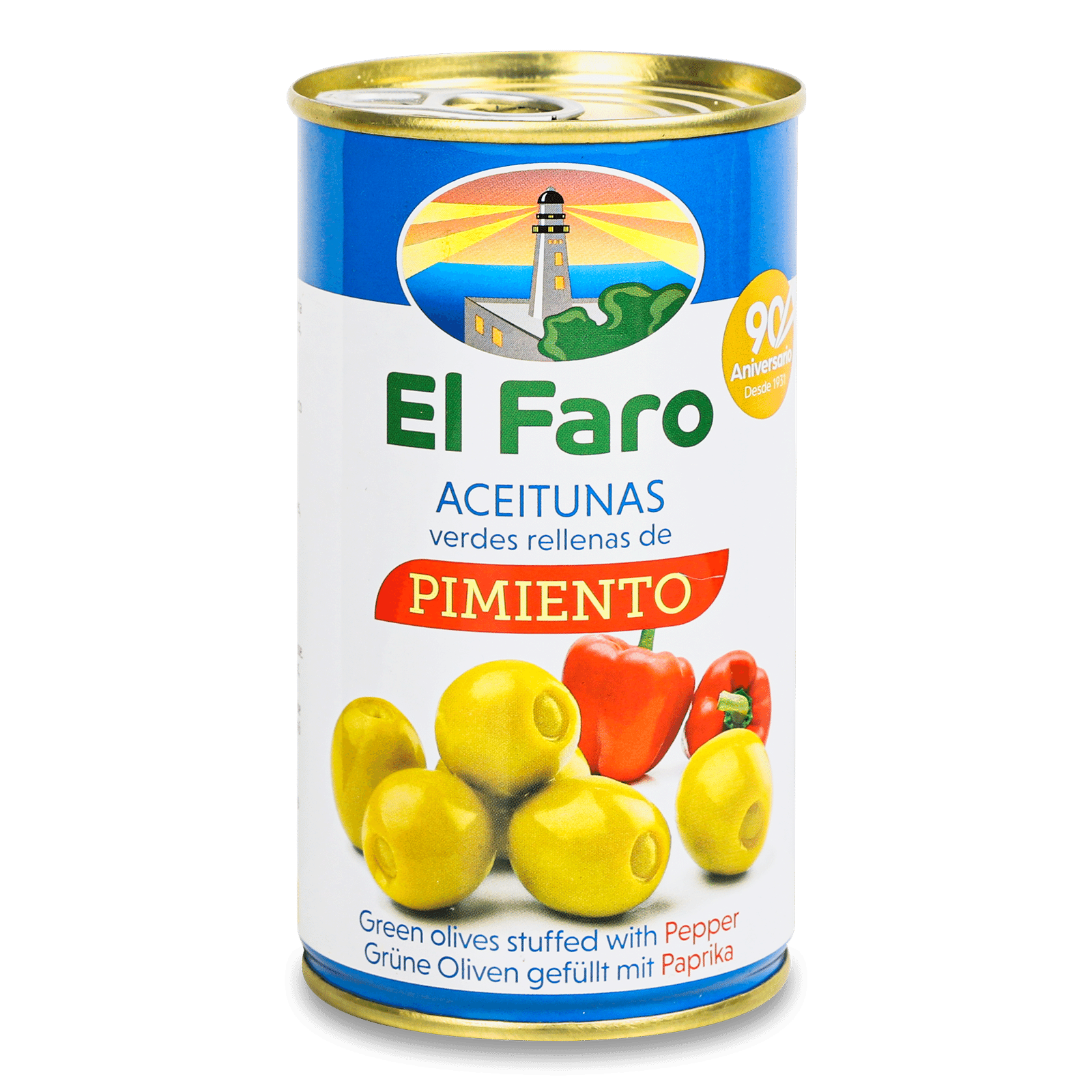 Оливки El Faro фаршировані червоним перцем - 1