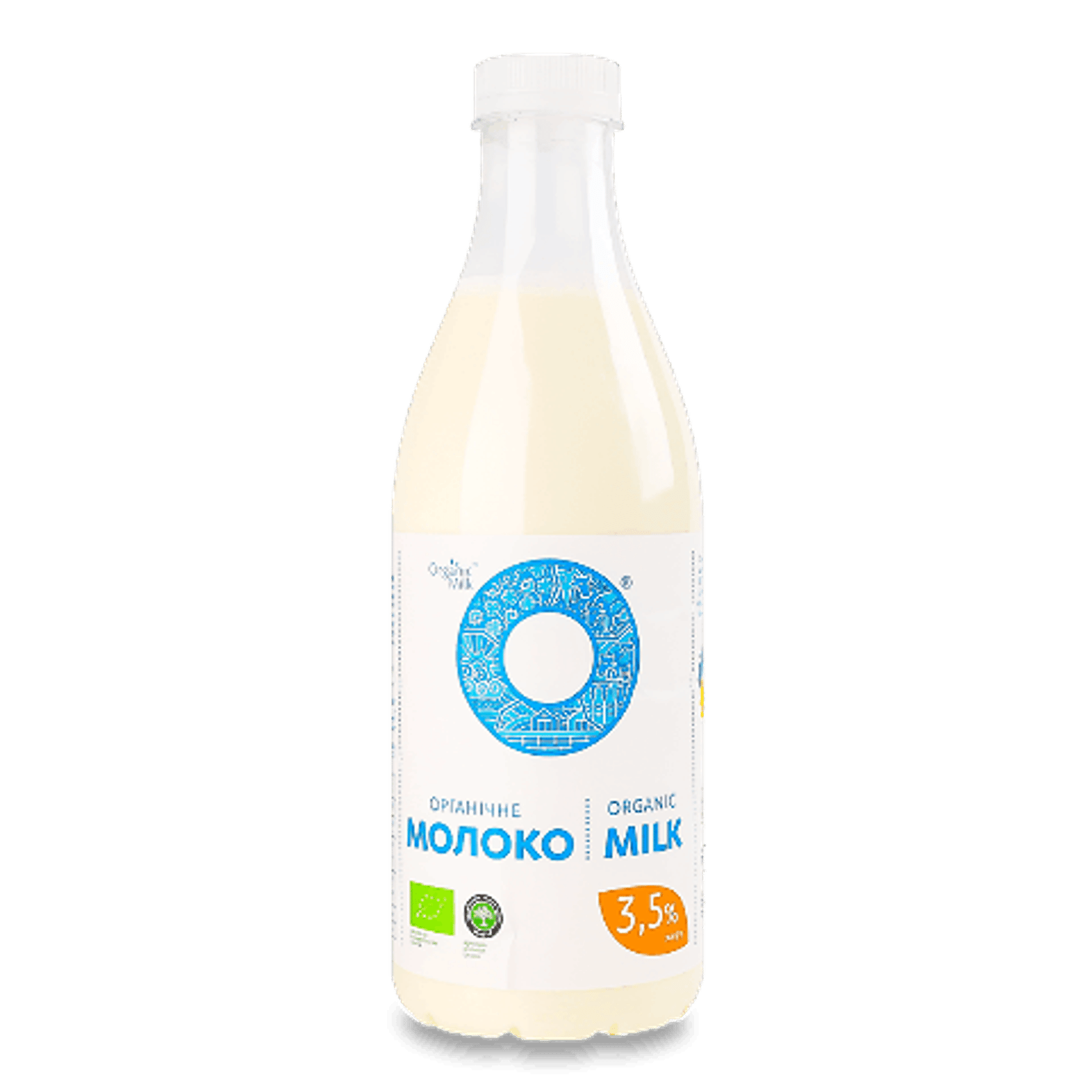 Молоко пастеризоване Organic Milk органіч 3,5% пл - 1