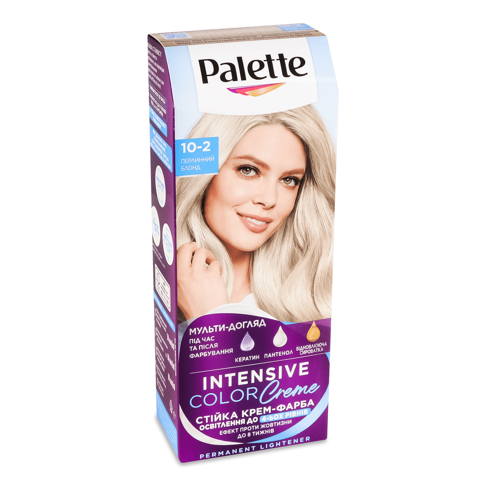 Крем-фарба Palette Intensive Color Creme 10-2 Перлиний блонд - 1