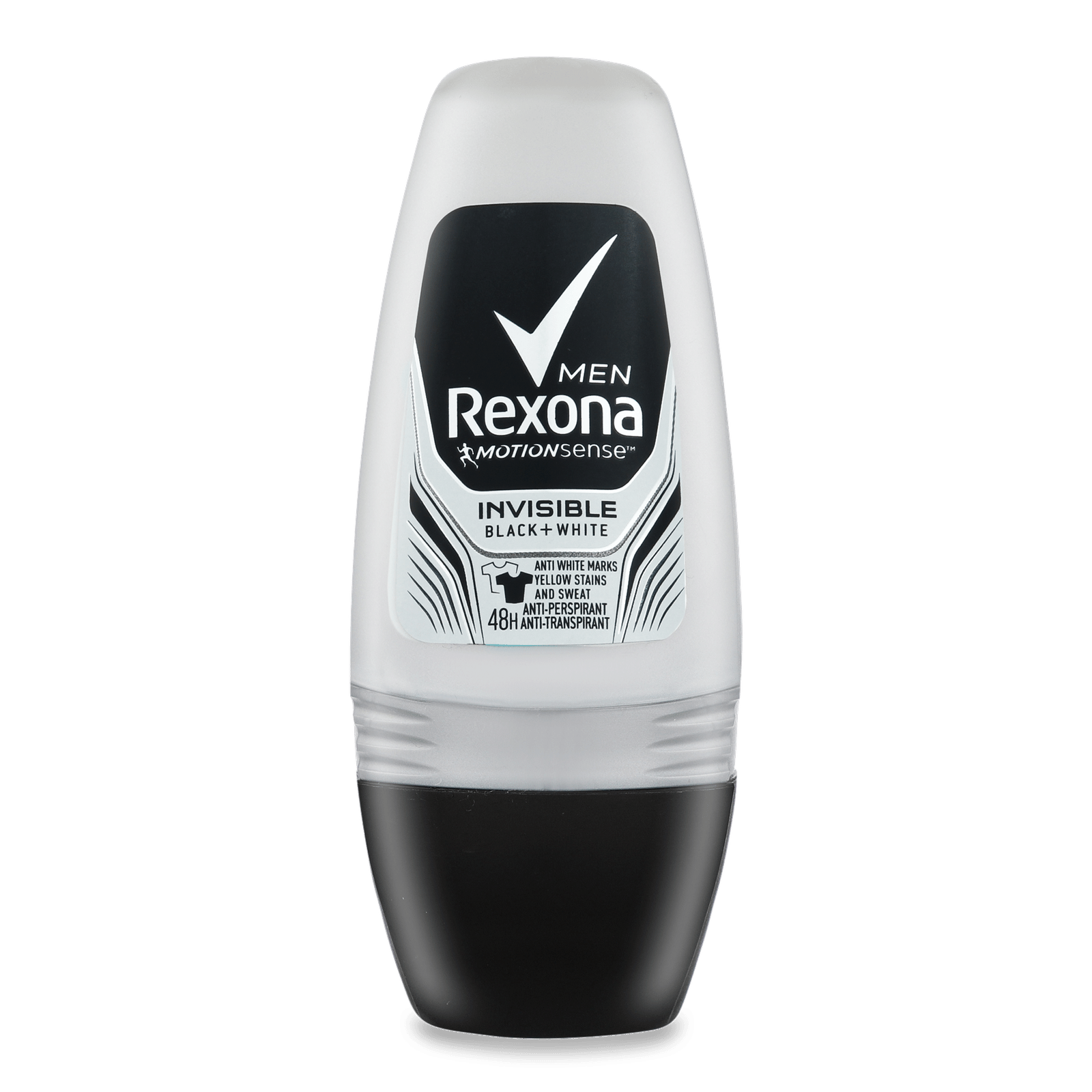 Дезодорант Rexona Невидимий на чорному та білому антиперспірант - 1