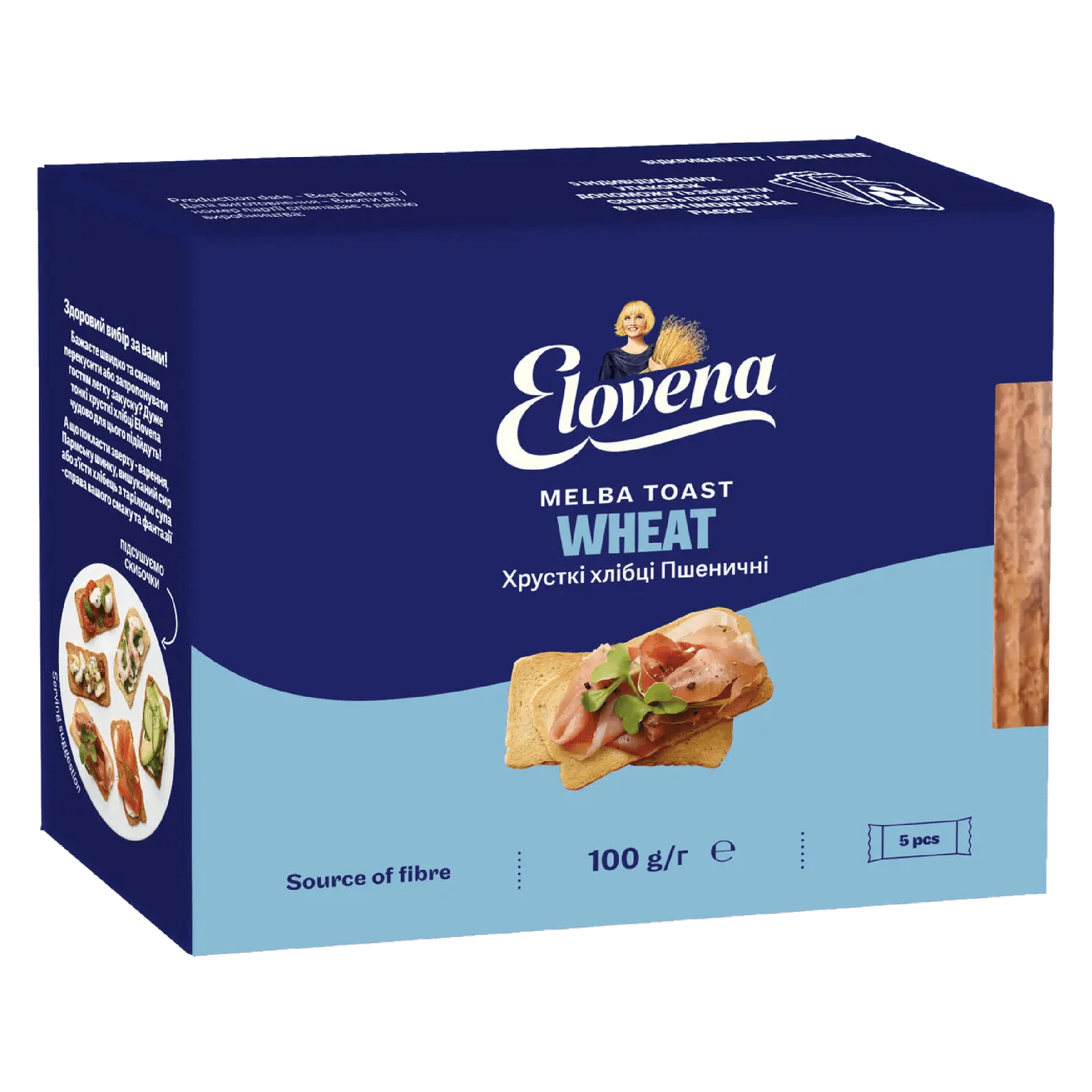 Хлібці Elovena пшеничні - 1