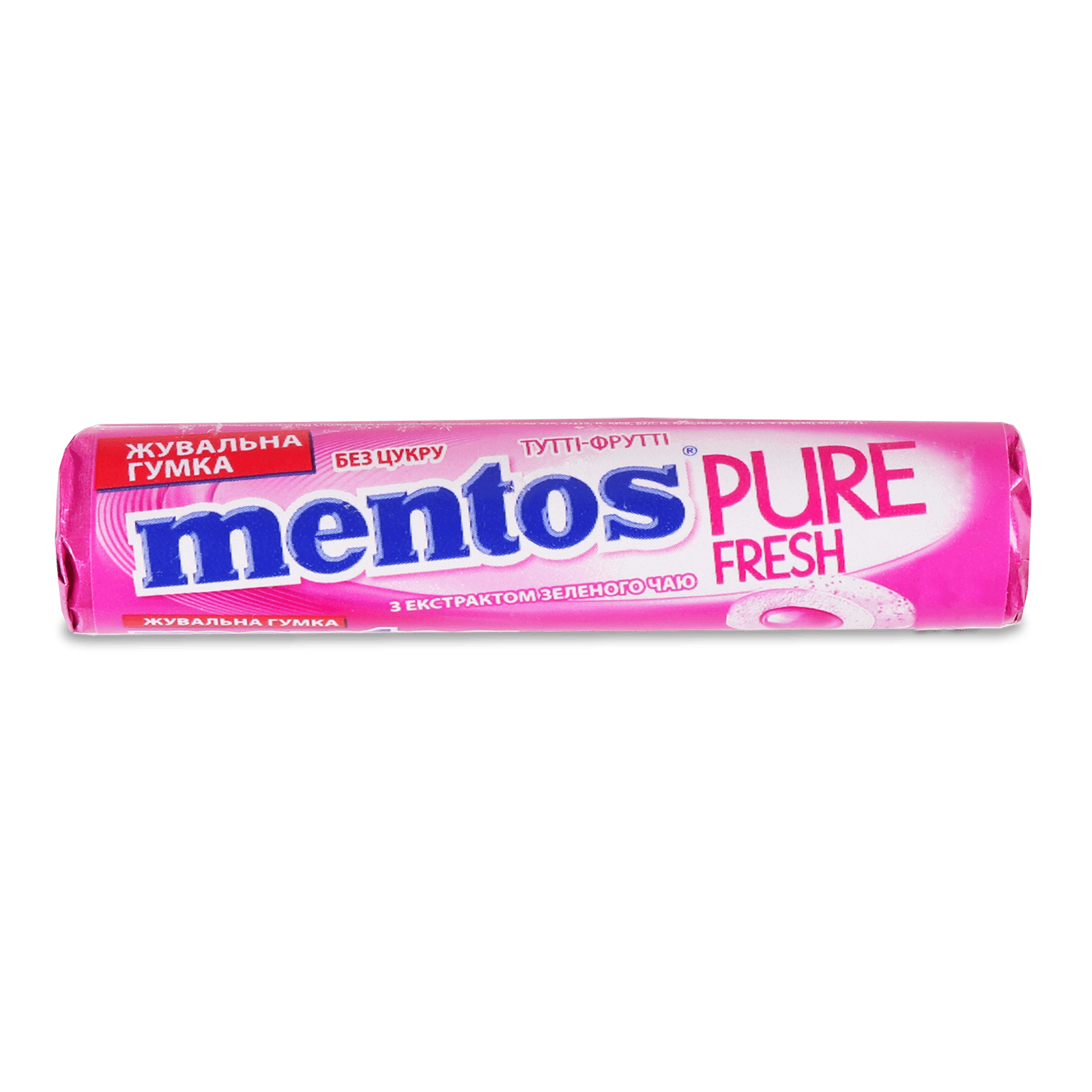 Гумка жувальна Mentos Pure fresh «Тутті-фрутті» - 1