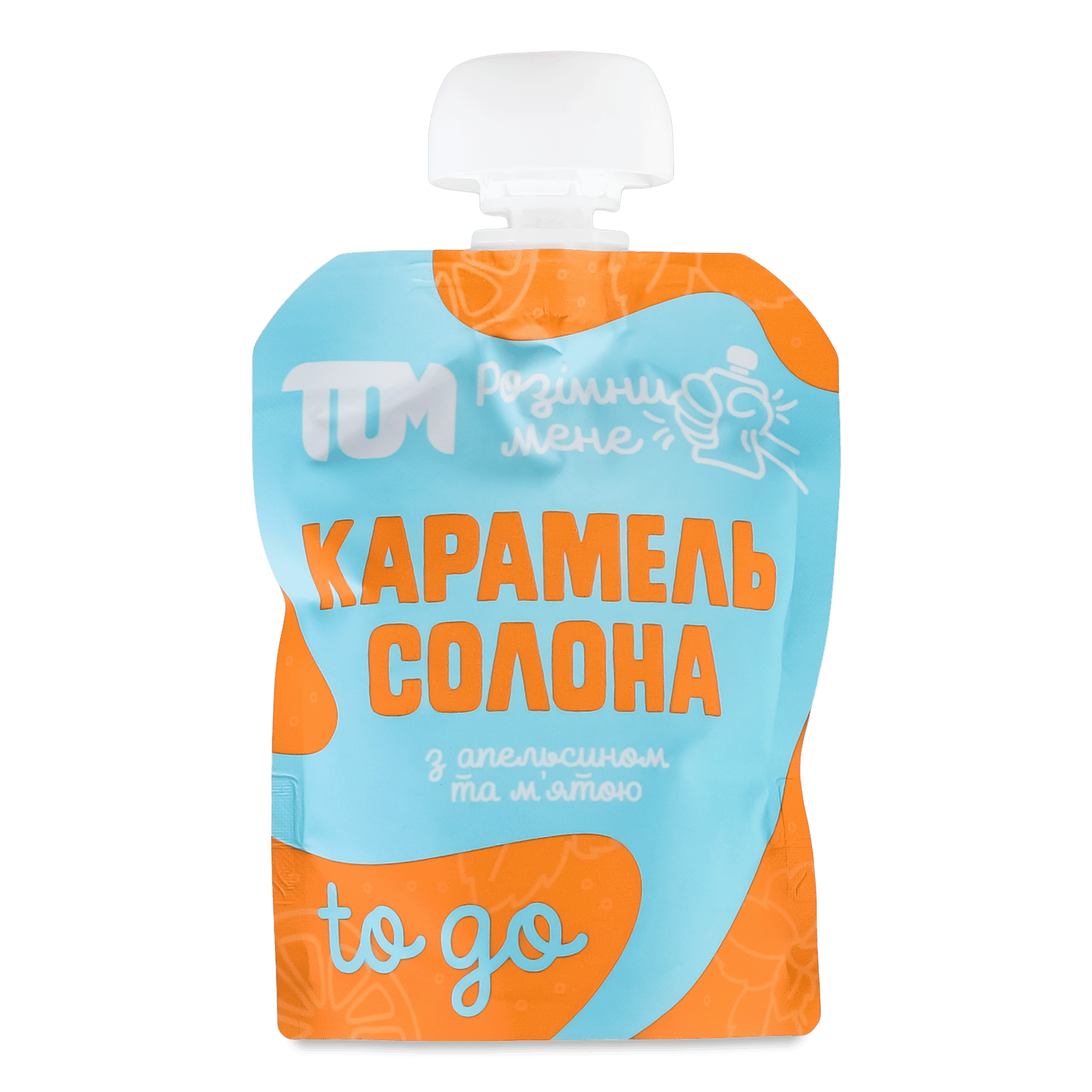 Карамель ТОМ солона з апельсином та м'ятою д/п - 1