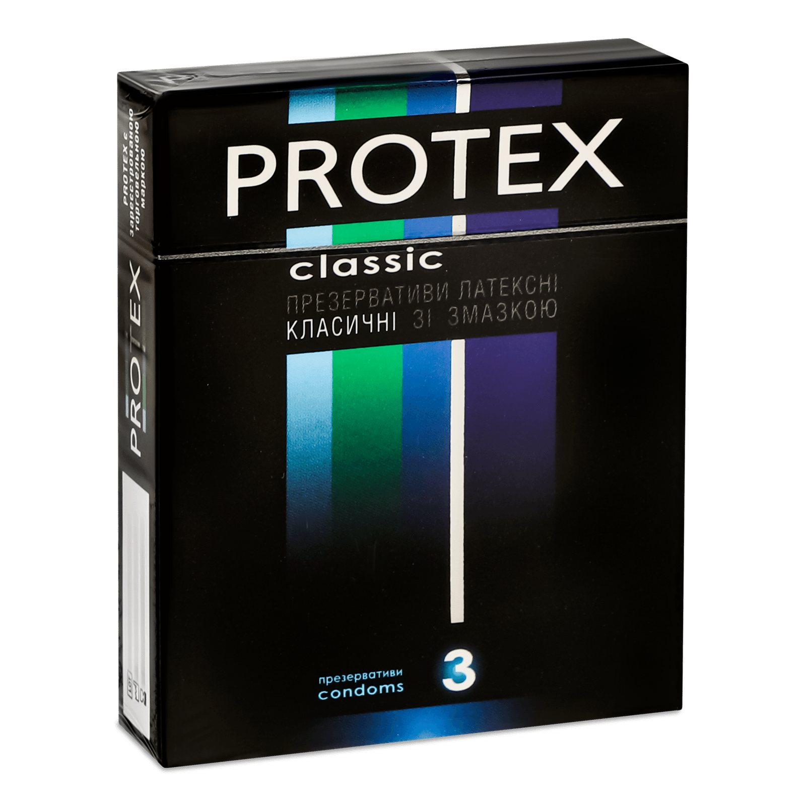 Презервативи Protex класичні зі змазкою - 1