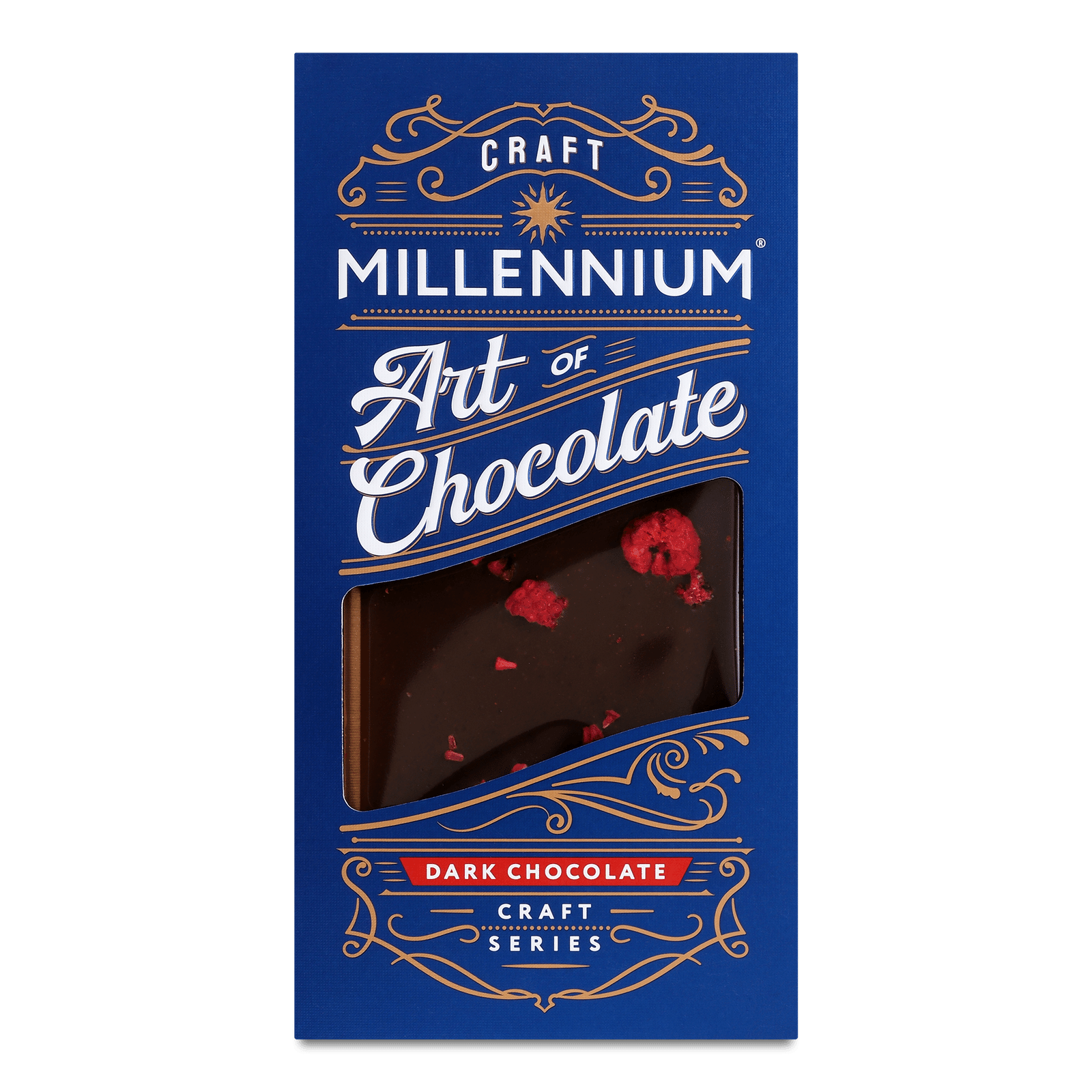 Шоколад чорний Millennium Craft Series з малиною - 1