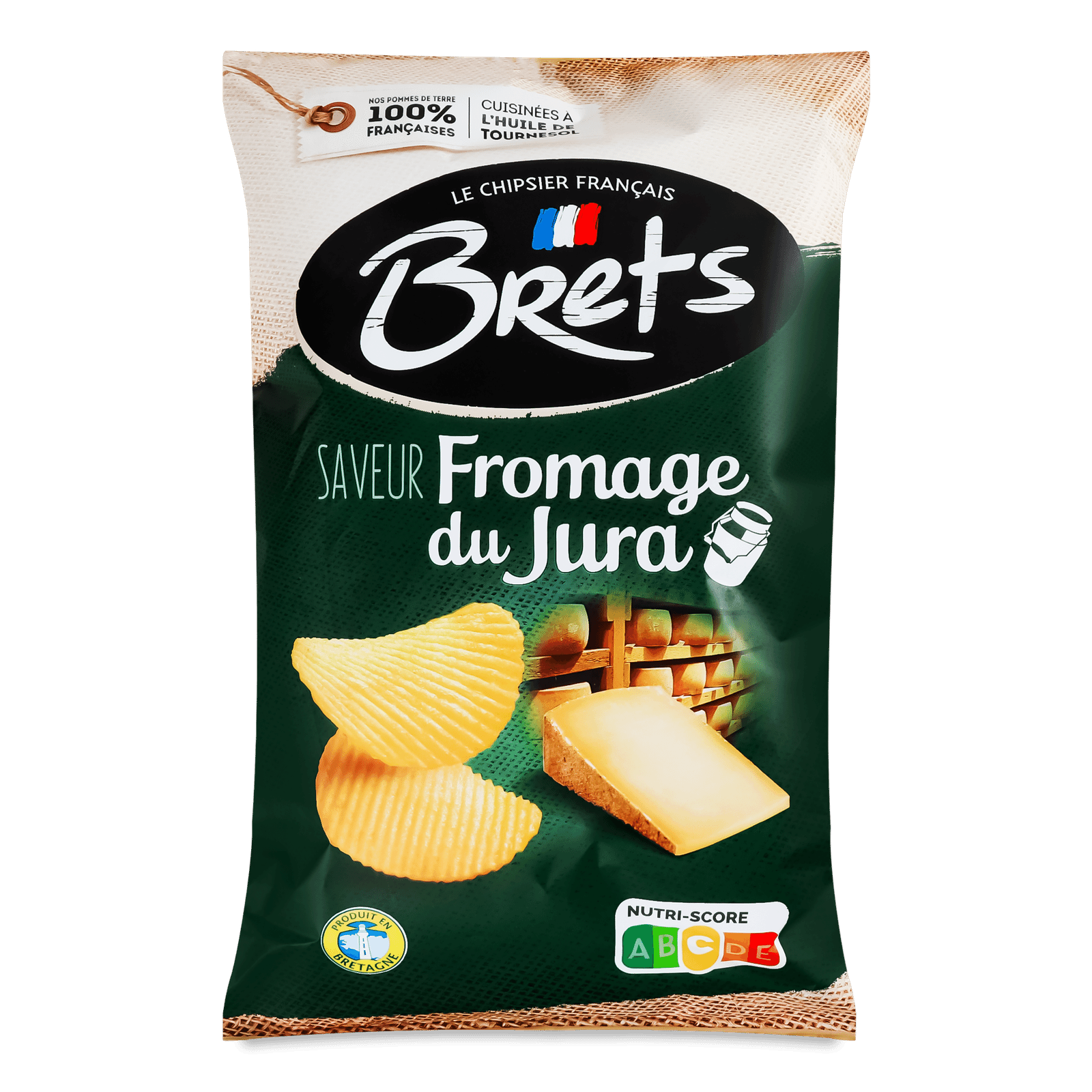Чипси Bret's картопляні зі смаком сиру жура - 1
