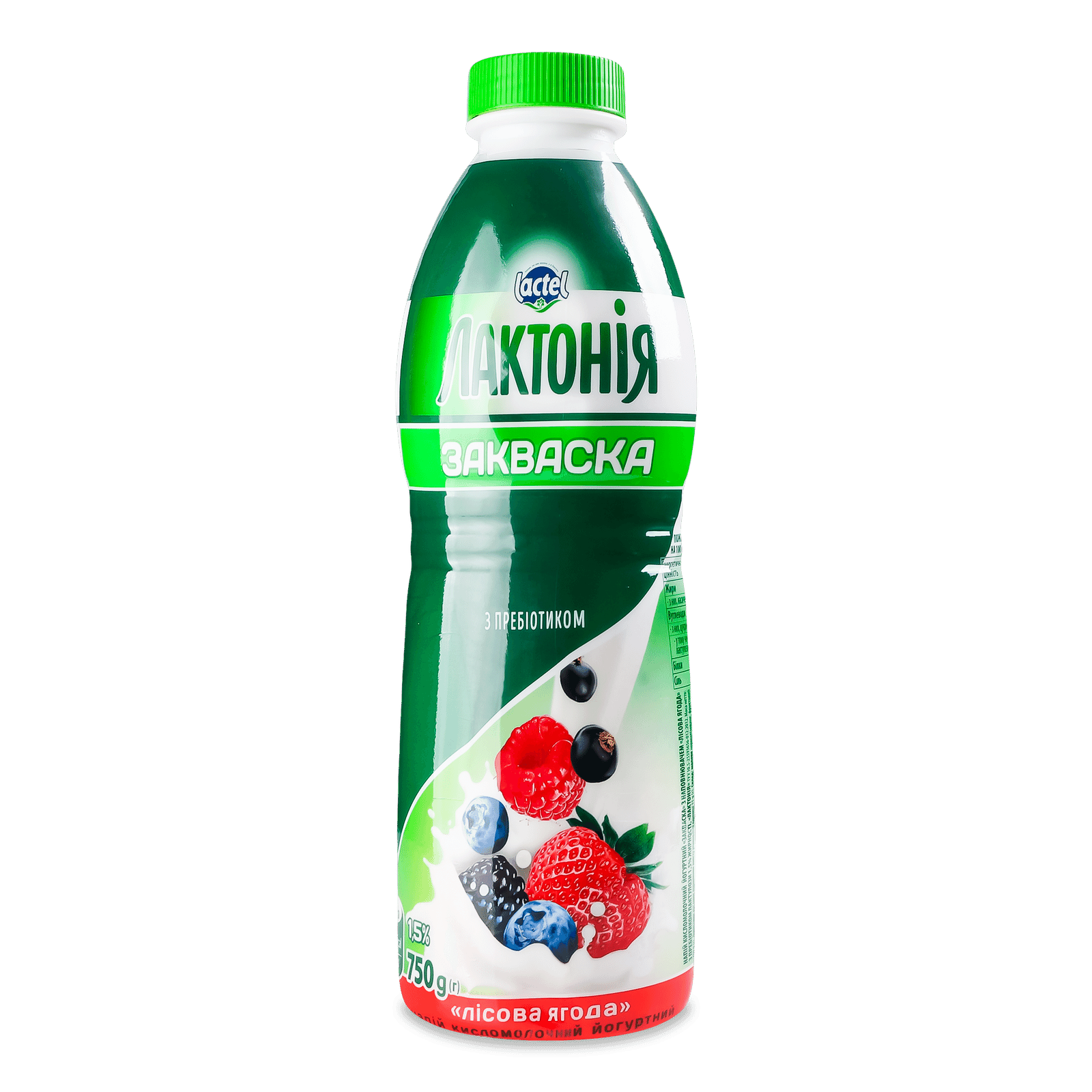 Напій кисломолочний «Лактонія» Закваска лісова ягода 1,5% - 1
