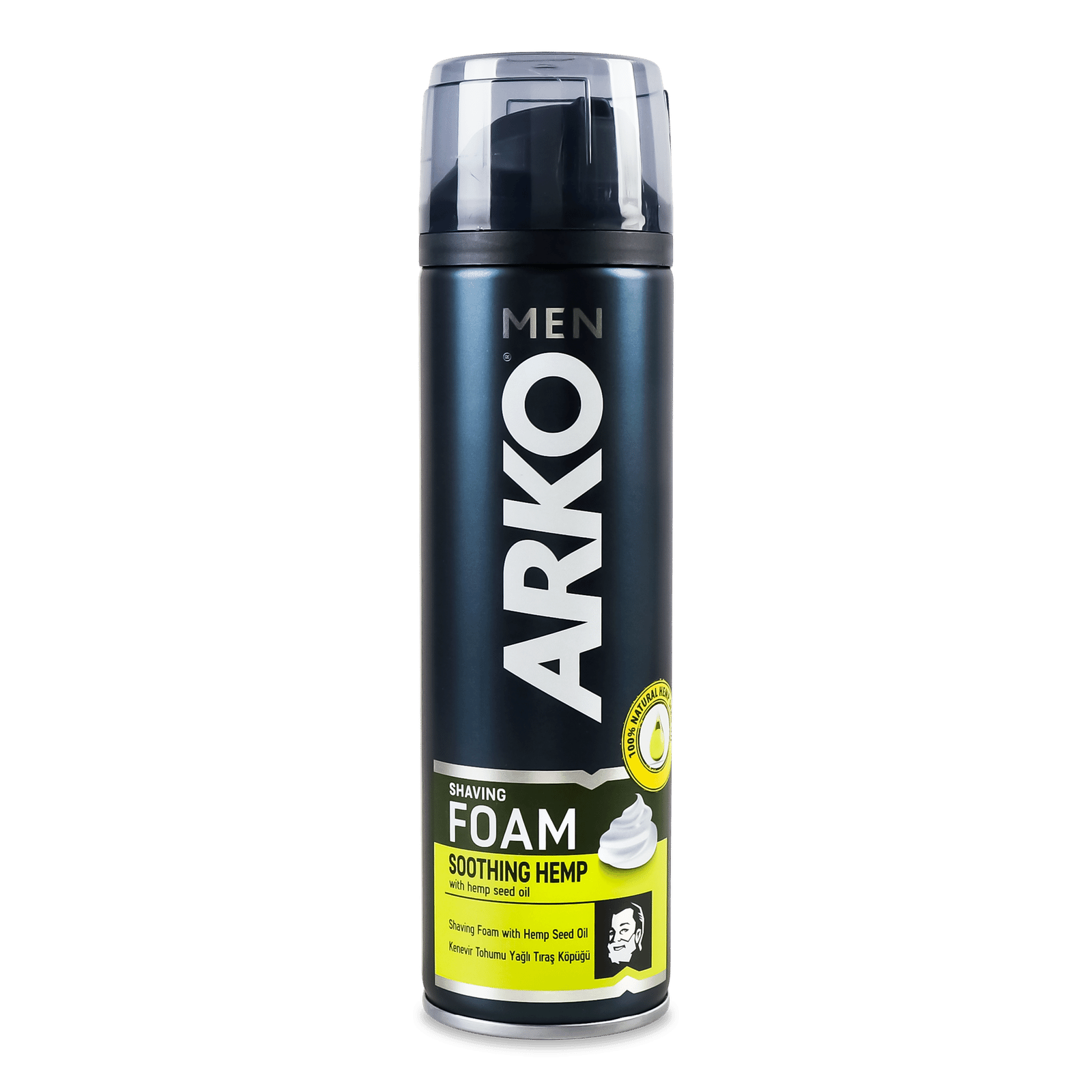 Піна для гоління ARKO Men з олією насіння конопель - 1