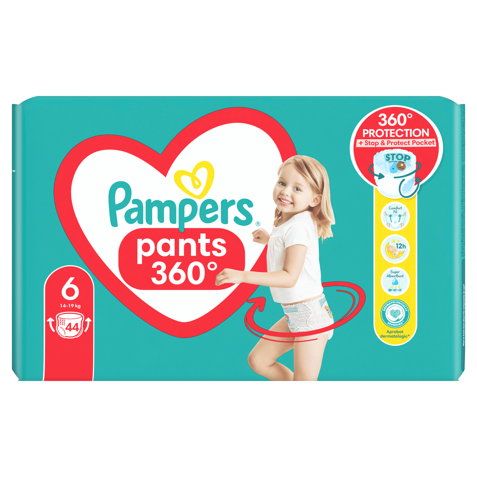 Підгузки-трусики Pampers Pants 6 (14-19 кг) - 2