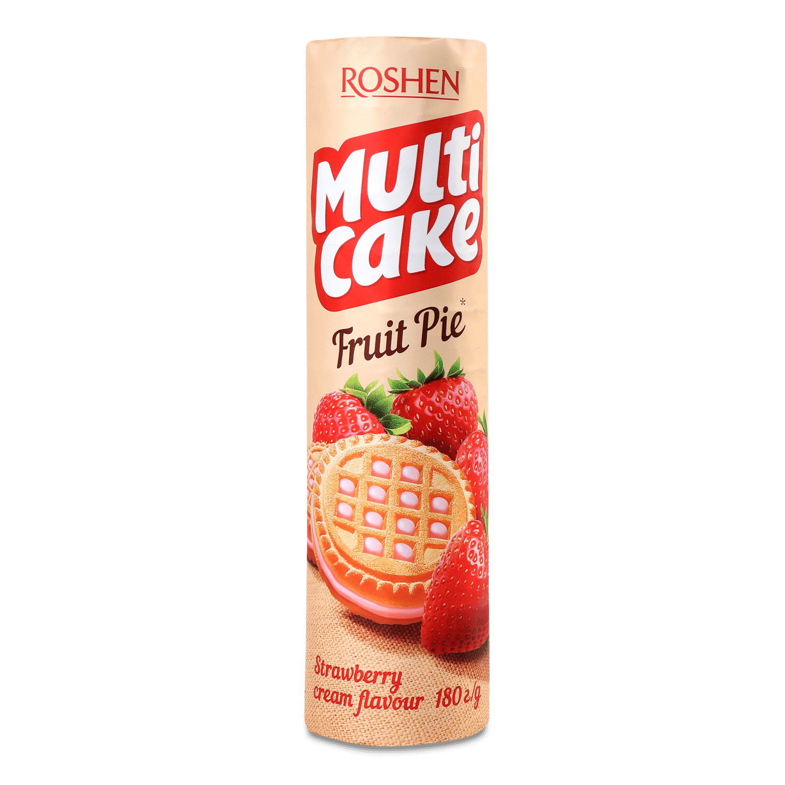 Печиво Roshen Multicake Fruit Pie полуниця-крем - 1