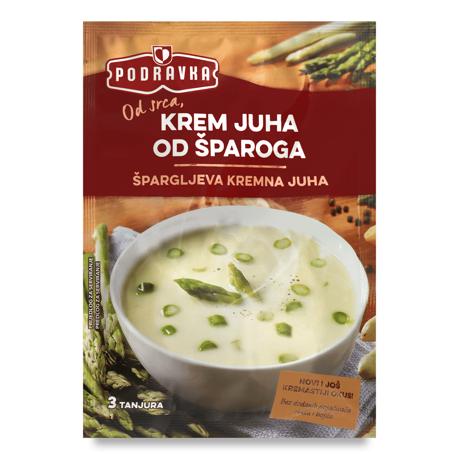 Крем-суп Podravka зі спаржею - 1