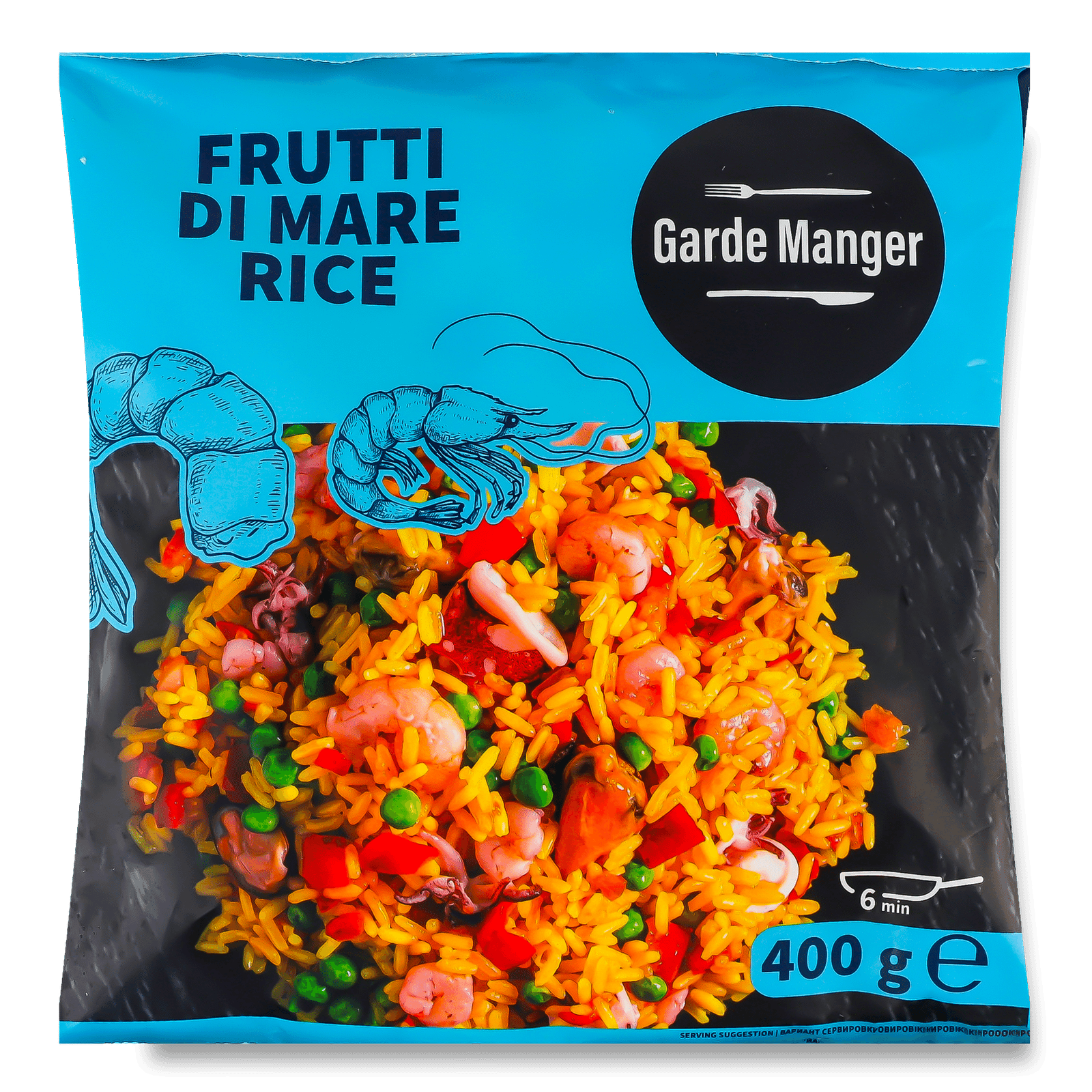 Рис Garde Manger з морепродуктами - 1