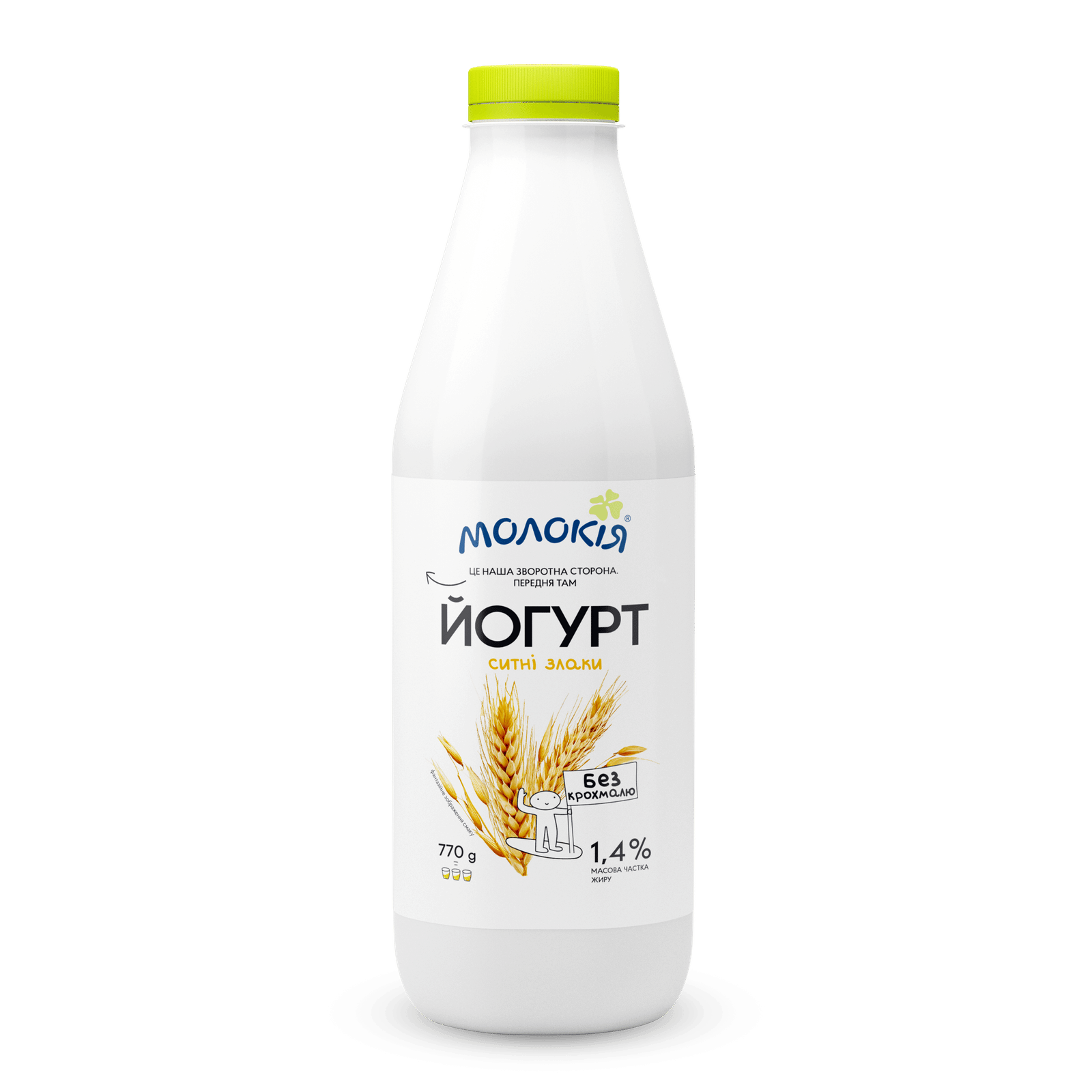 Йогурт «Молокія» злаки 1,4% пет - 1