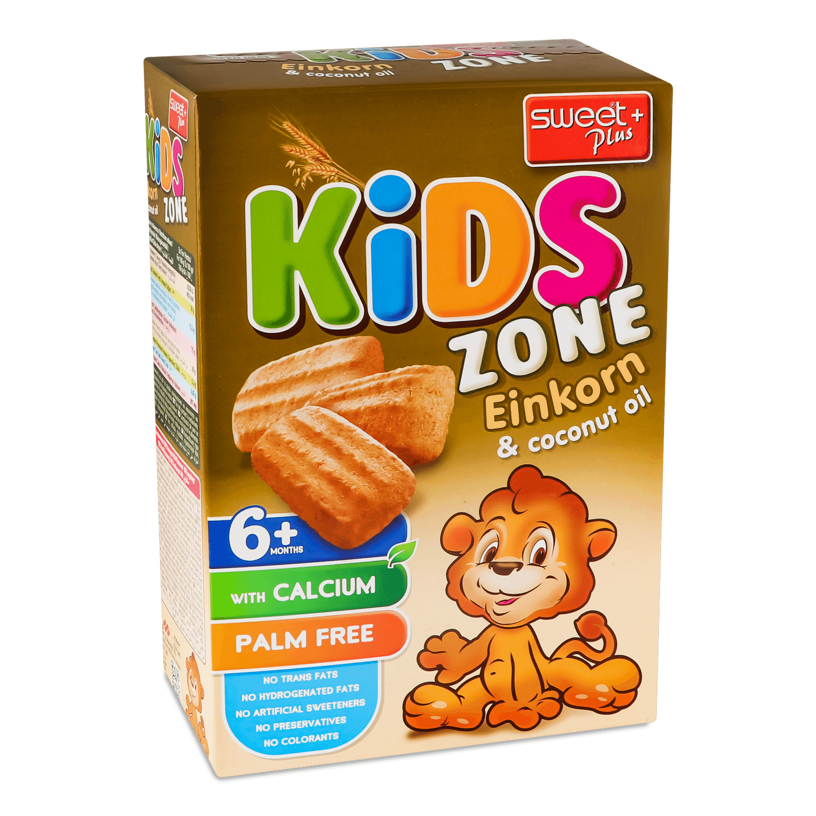 Печиво Sweet Plus+ Kids Zone Einkorn&coconut oil - 1
