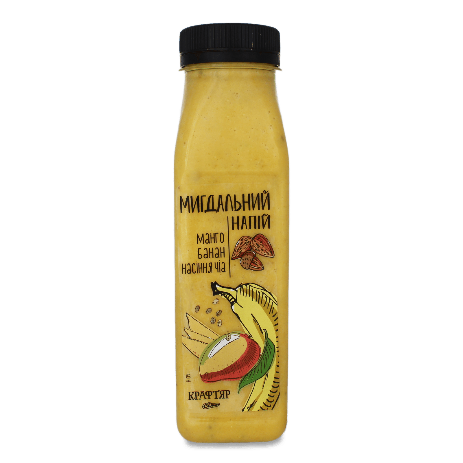 Напій «Крафтяр» мигдальний з манго, бананон, насінням чіа - 1