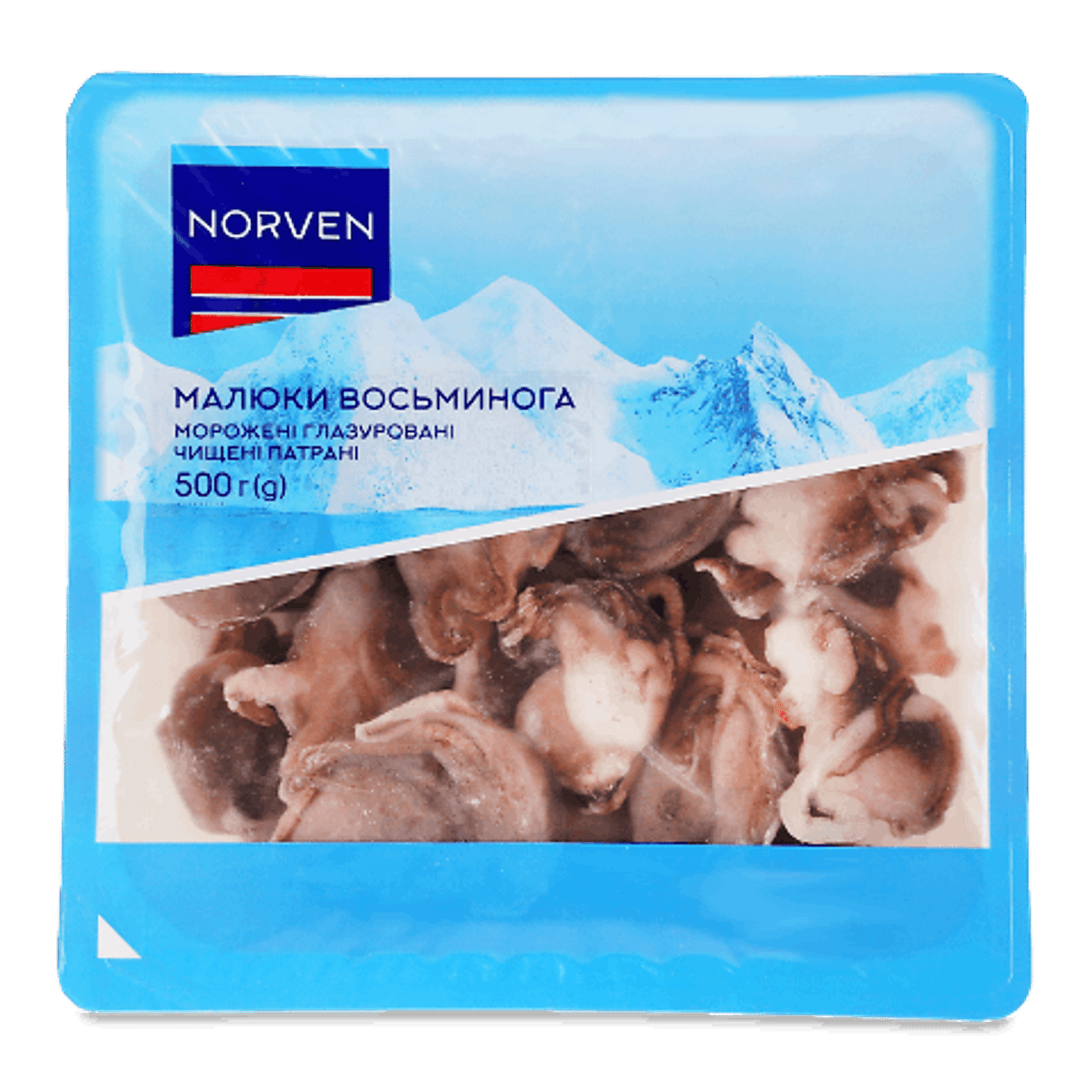 Восьминіг Norven малюки морожені глазуровані - 1