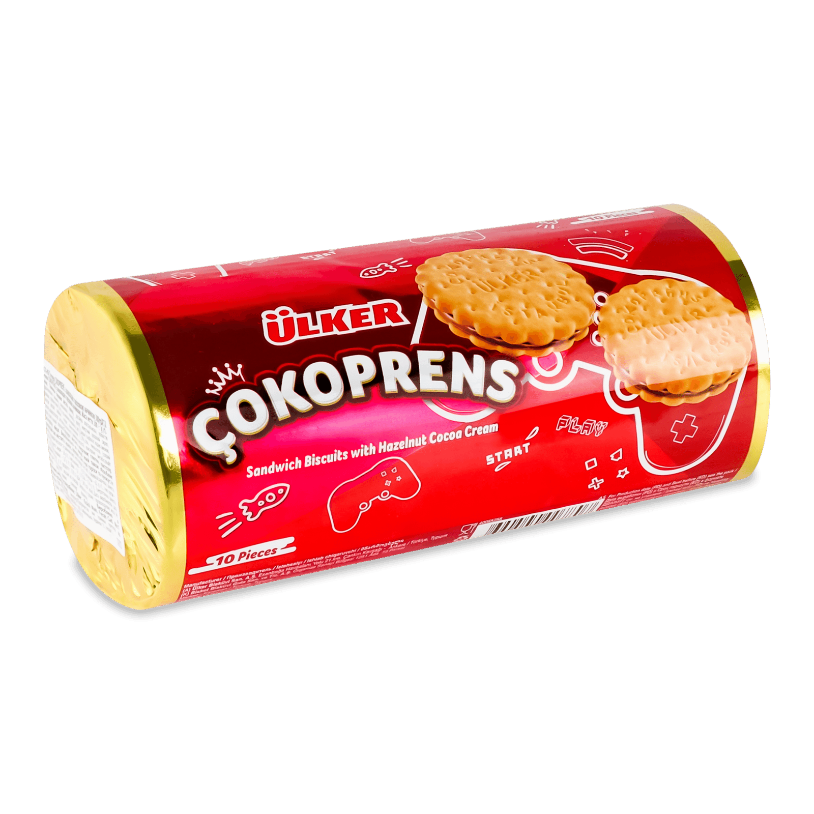 Печиво Ulker Cokoprens з шоколадно-горіховою начинкою - 1
