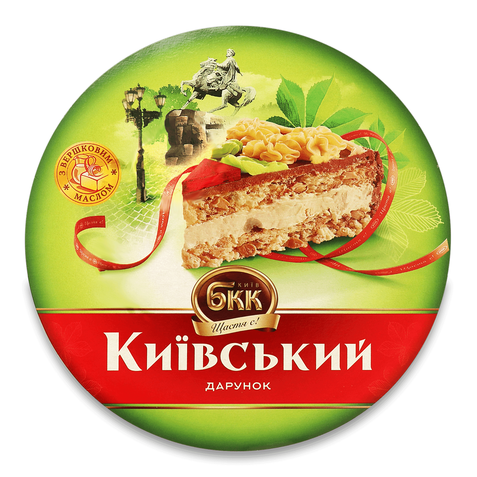Торт БКК «Київський дарунок» з арахісом - 1