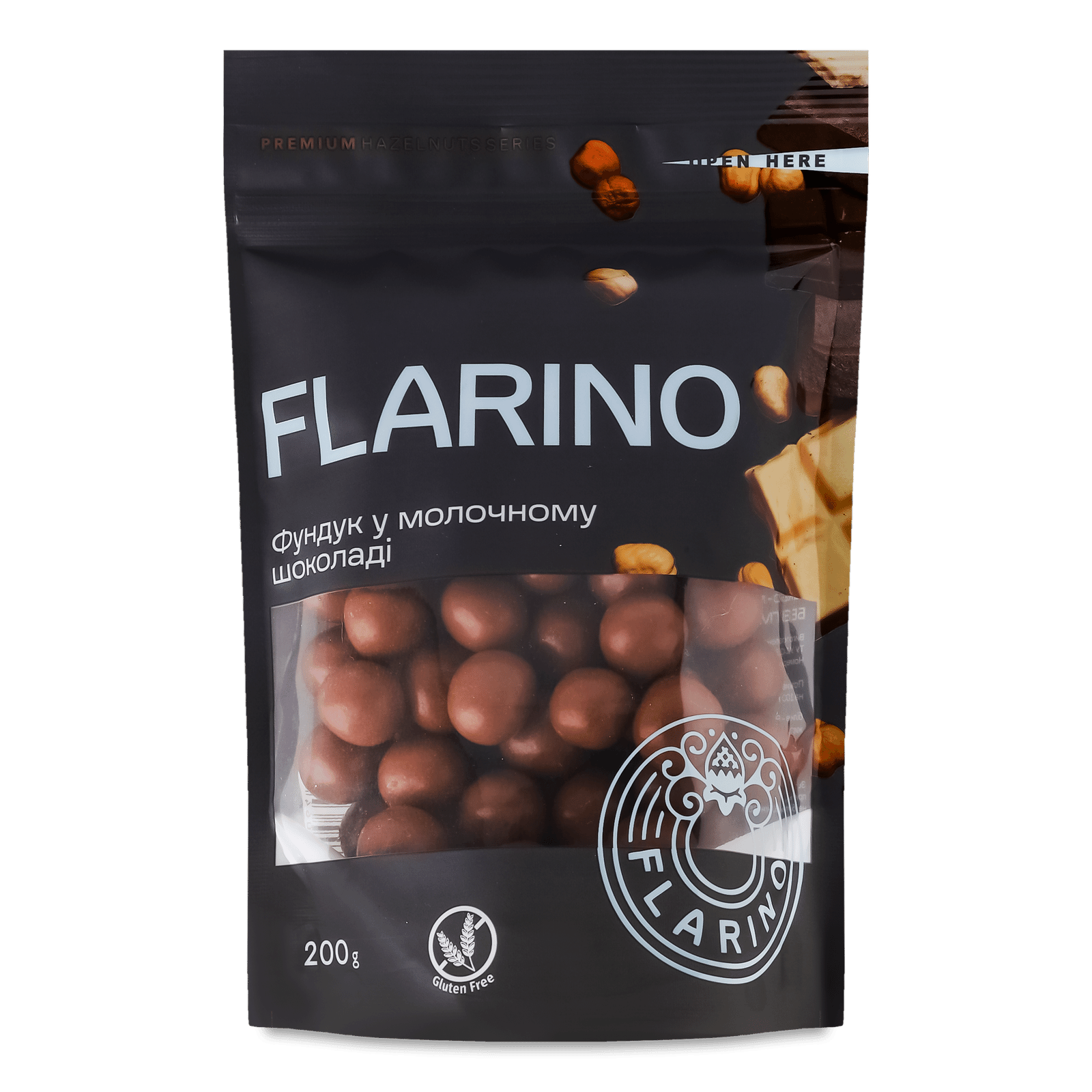 Фундук Flarino смажений у молочному шоколаді - 1