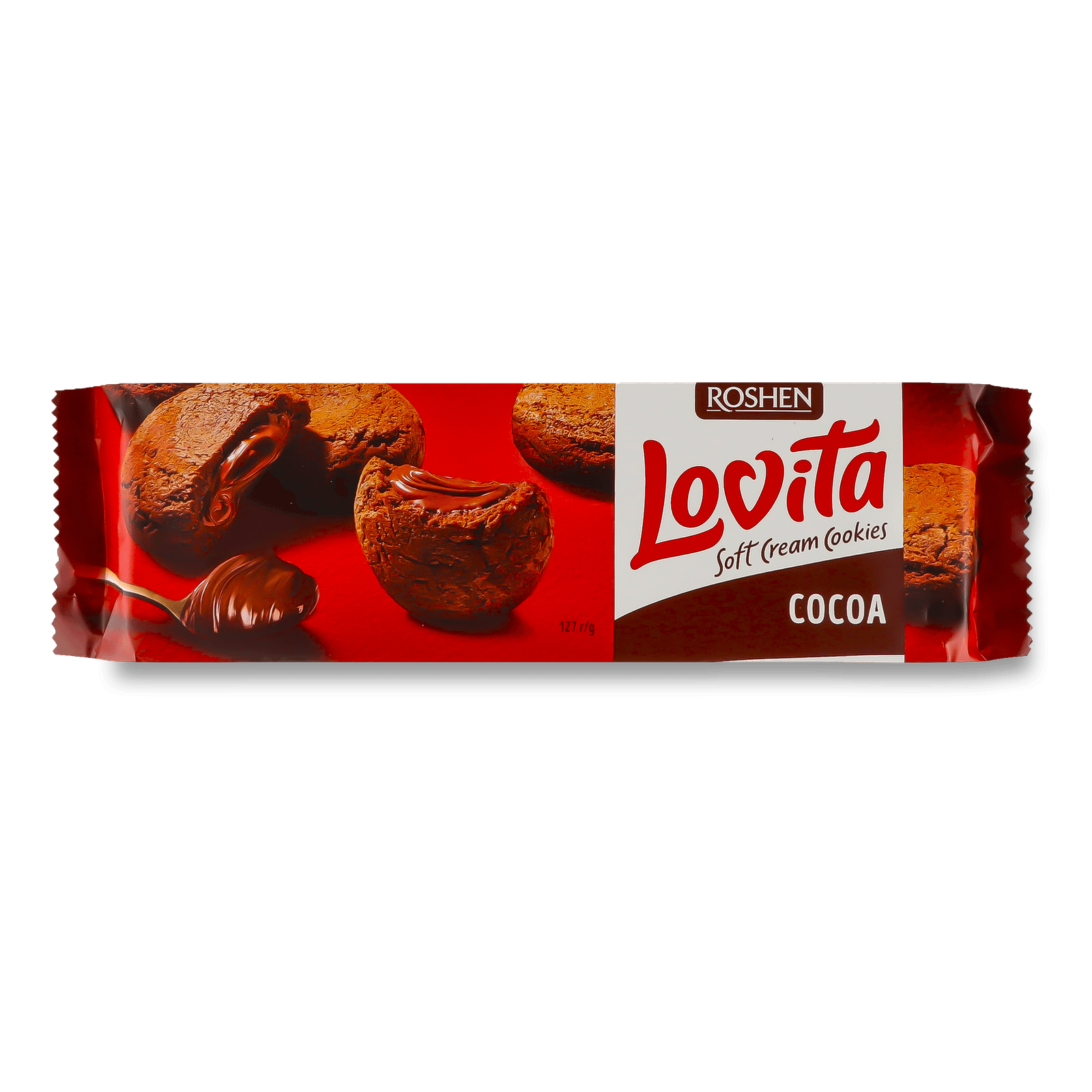 Печиво Roshen Lovita Soft Cream Cookies Cocoa - 1