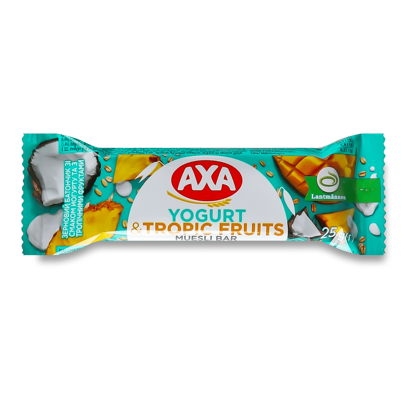 Батончик АХА смак йогурту з тропічними фруктами - 1