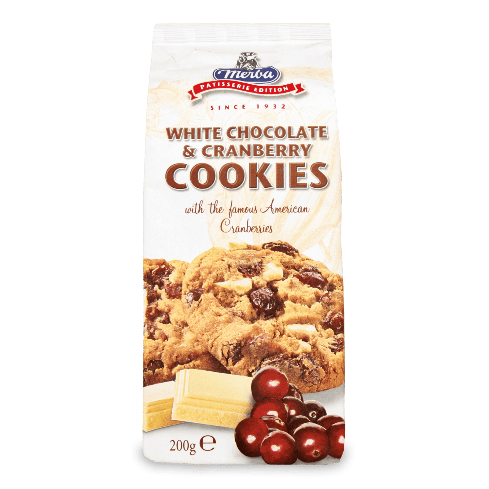 Печиво Merba «Патіссері» шоколад-журавлина - 1