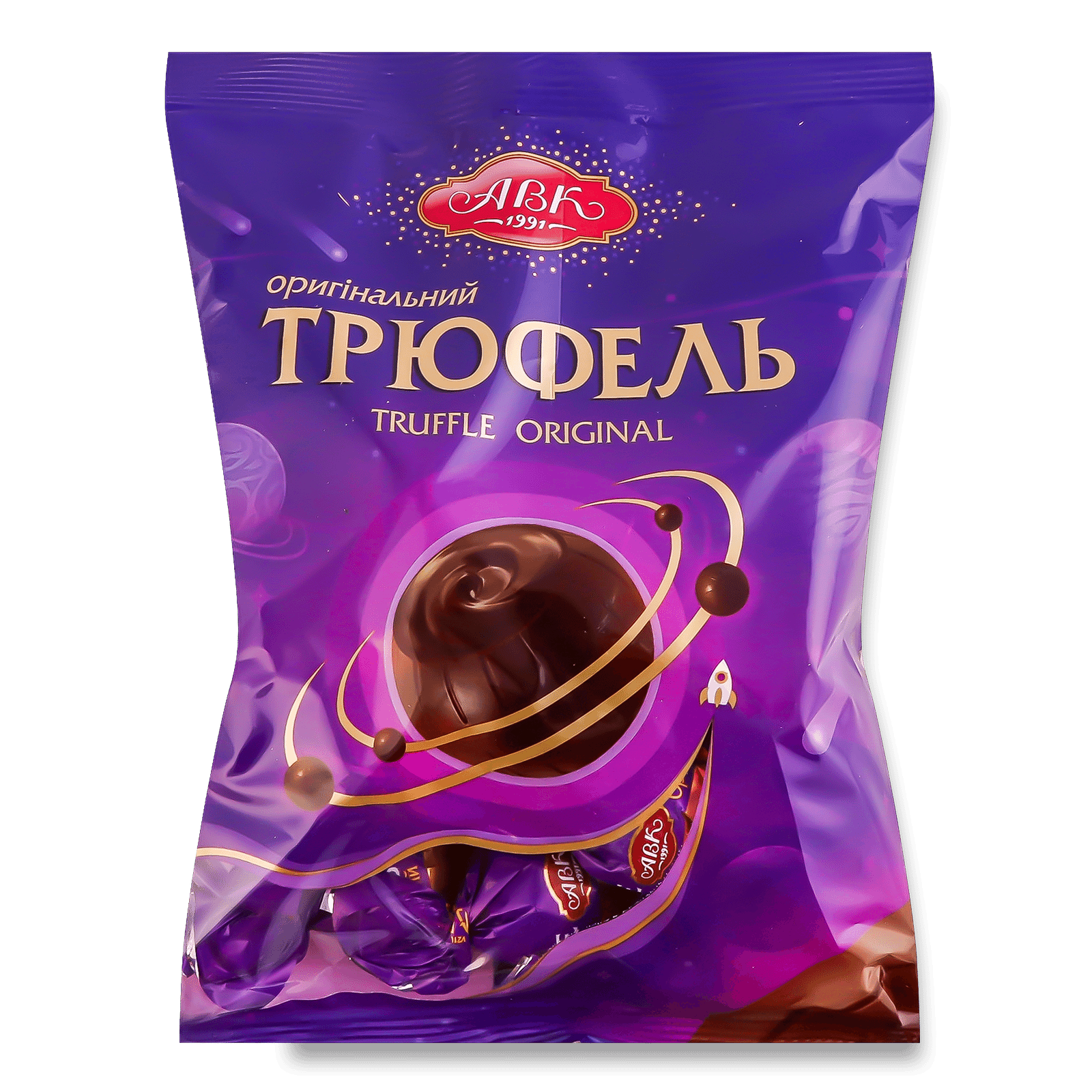 Цукерки «АВК» «Трюфель оригінальний» шоколадні - 1