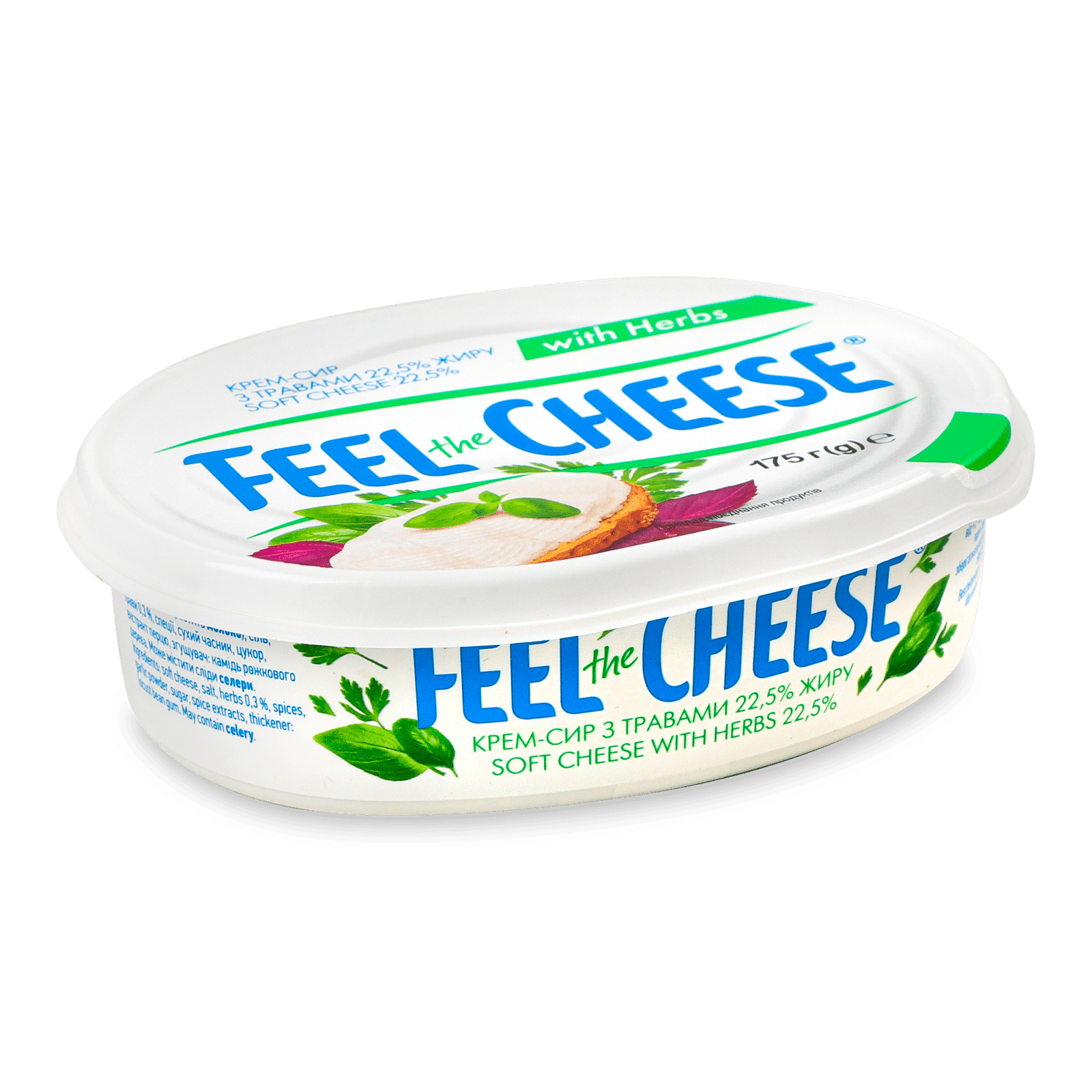 Сир Feel the Cheese вершковий з травами 22,5% - 1