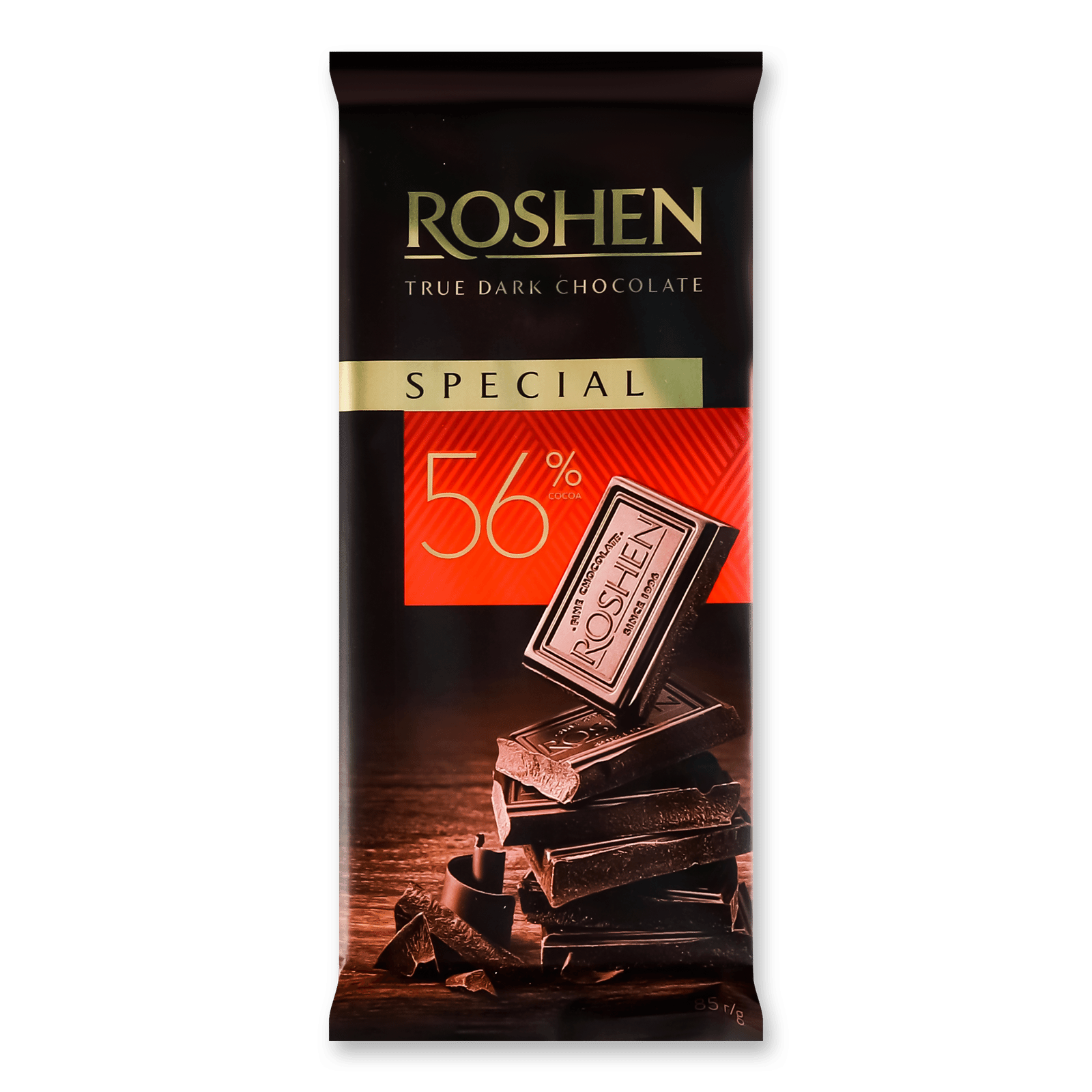 Шоколад чорний Roshen Special 56% - 1