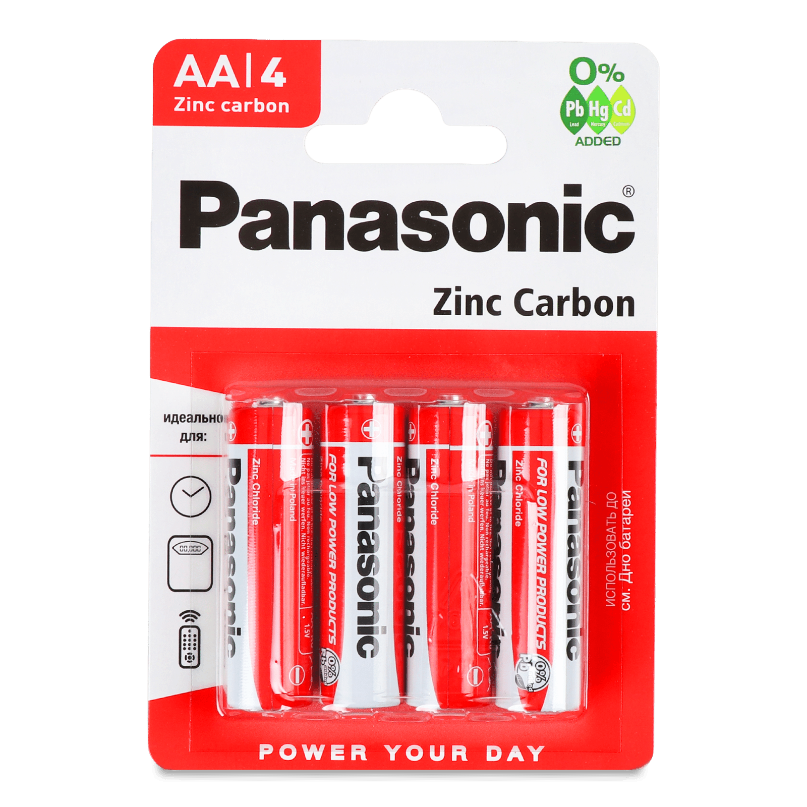 Батарейки Panasonic Zinc Carbon R6 - 1