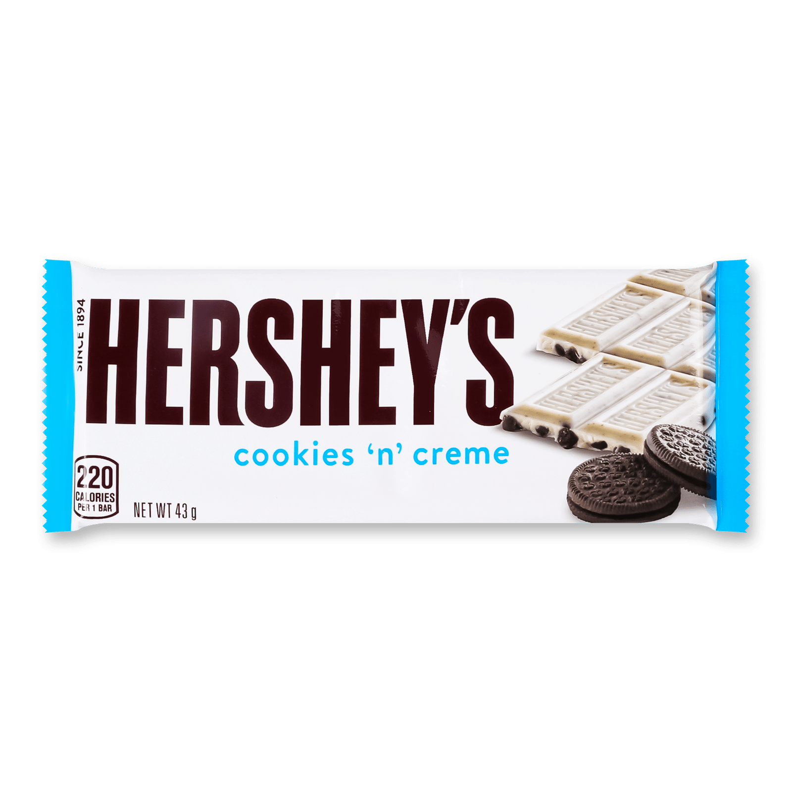 Шоколад білий Hershey's з печивом - 1