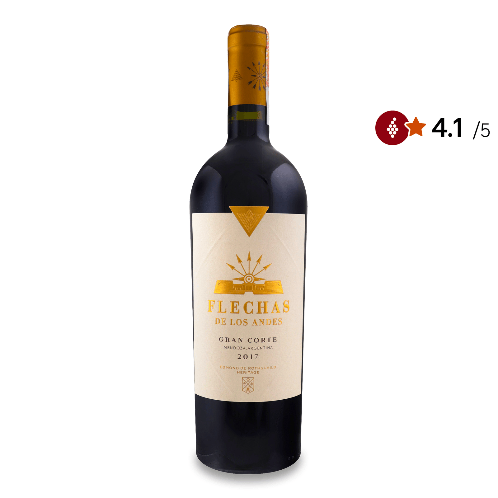 Вино Flechas de Los Andes Gran Corte Malbec red 2017 - 1