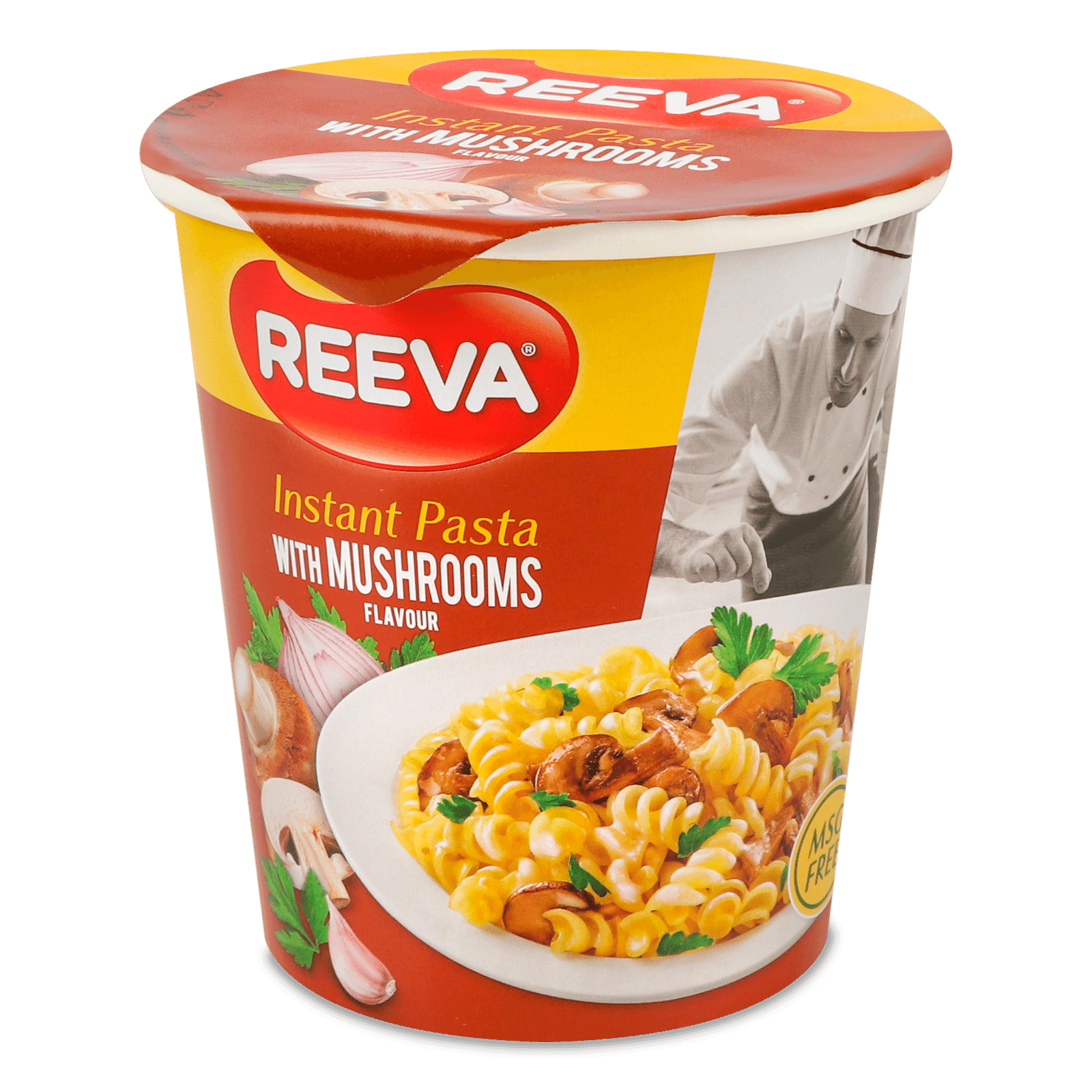 Макарони швидкого приготування Reeva зі смаком грибів - 1