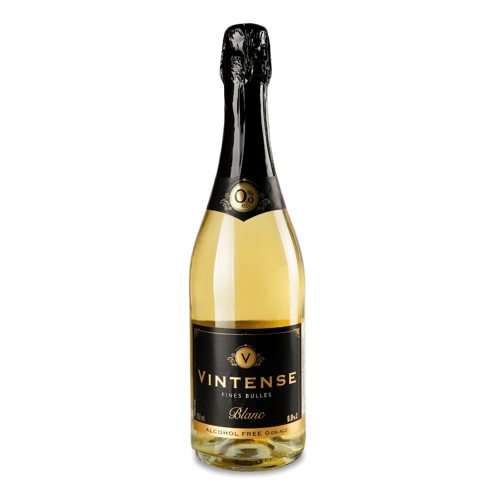 Вино ігристе Vintense Fines BullesBlanc безалкогольне - 1