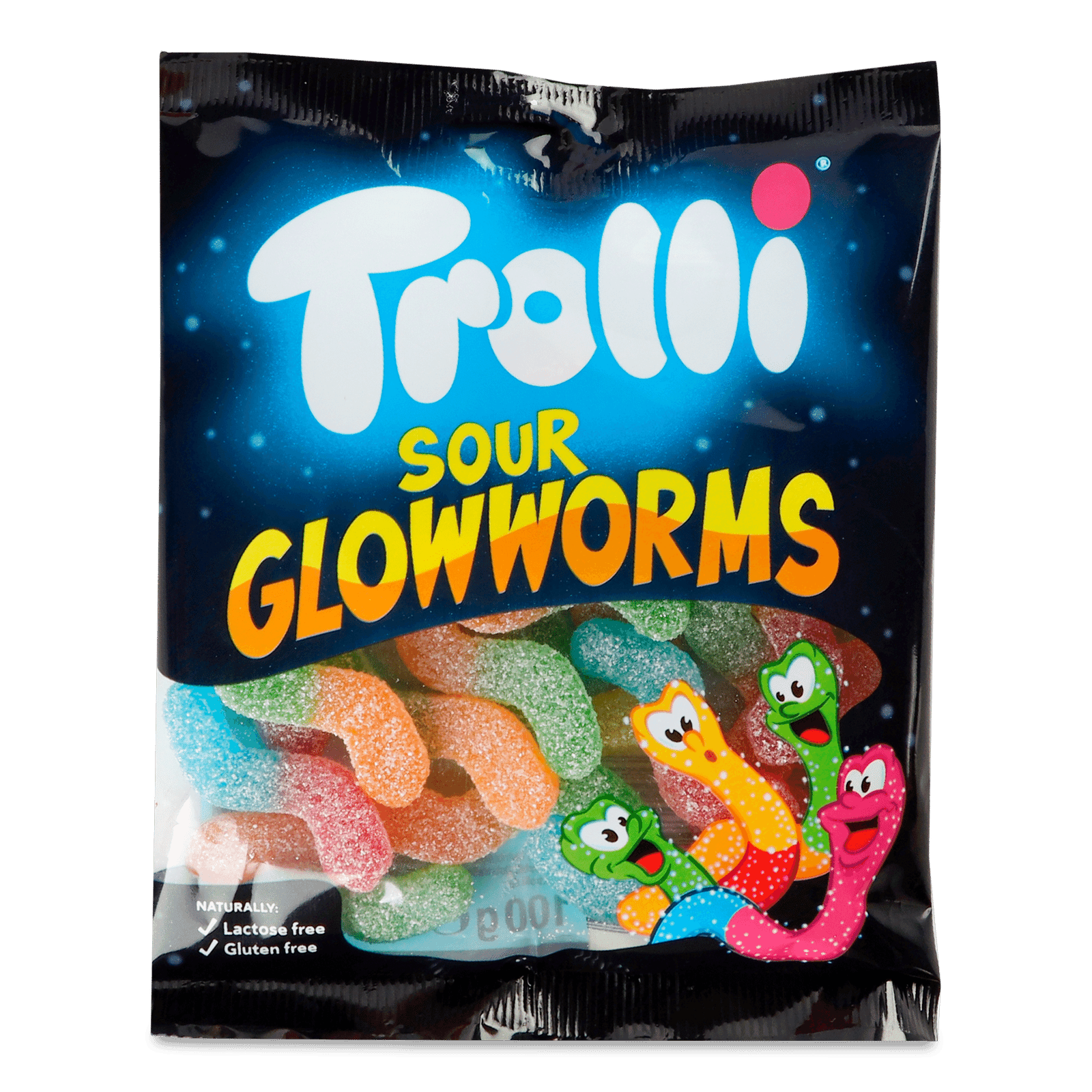 Мармелад жувальний Trolli Sour Glowworms - 1