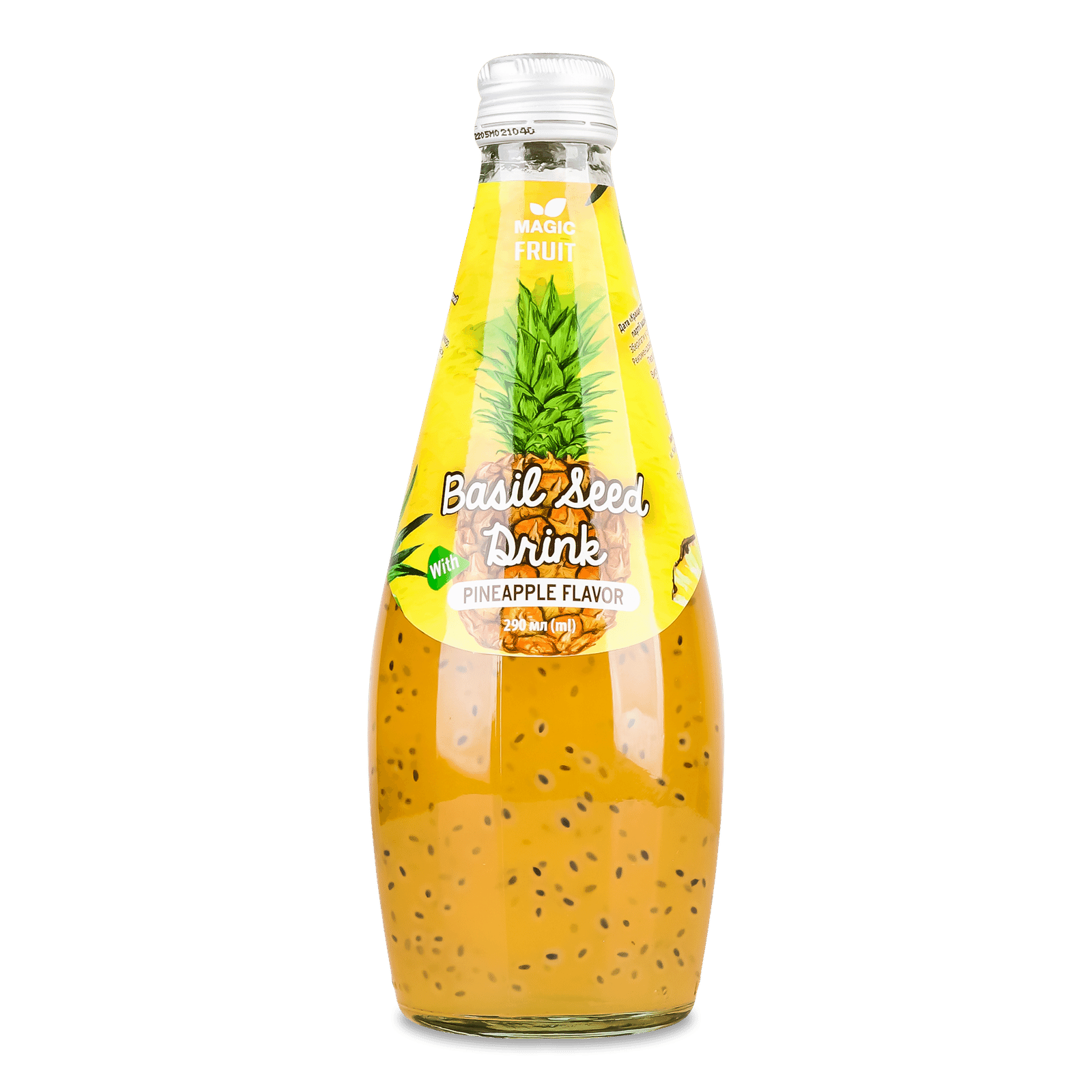 Напій Magic Fruit смак ананаса з насінням базиліку - 1