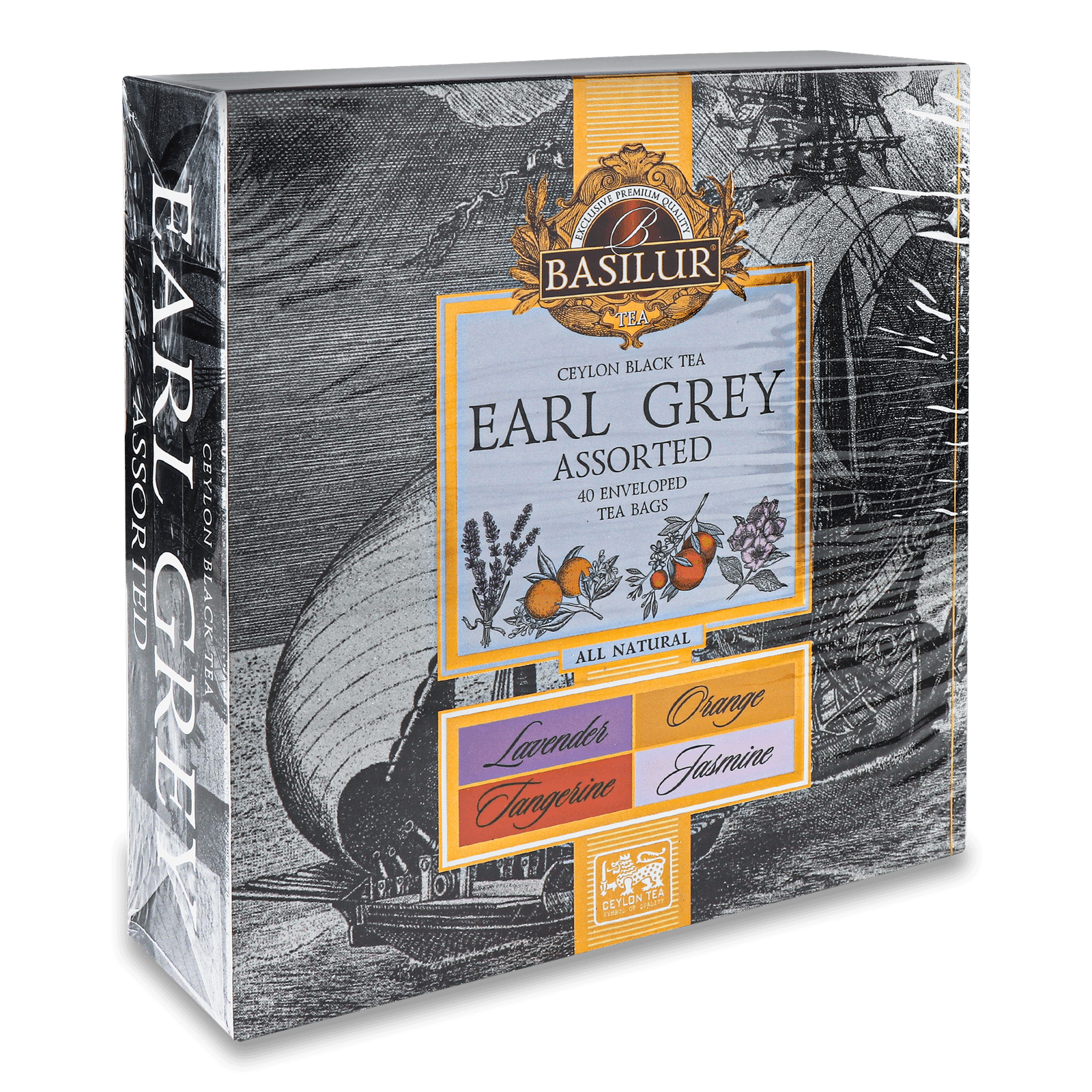 Набір чаю чорного Basilur Earl Grey Assorted - 1