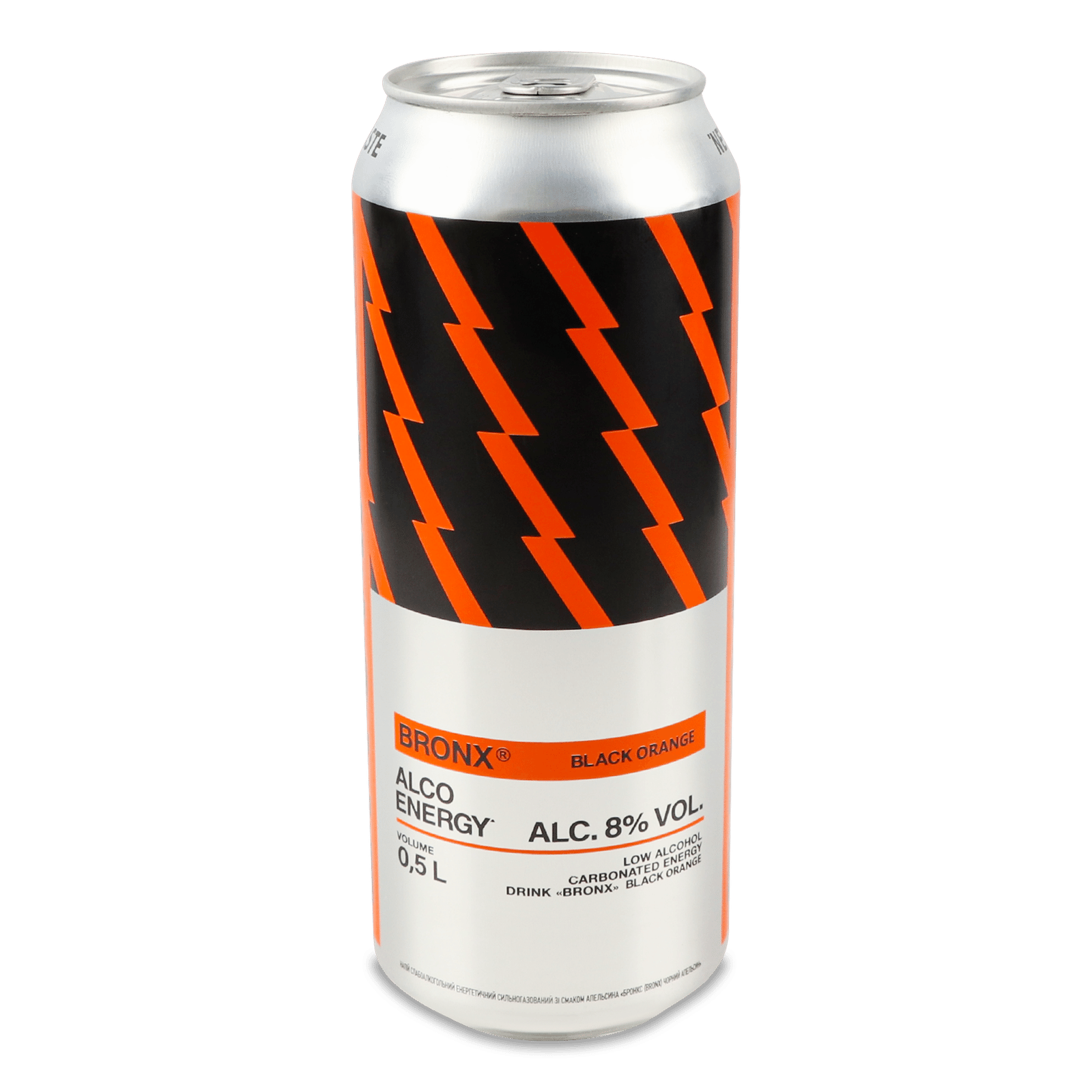 Напій енергетичний слабоалкогольний Bronx Black orange з/б - 1