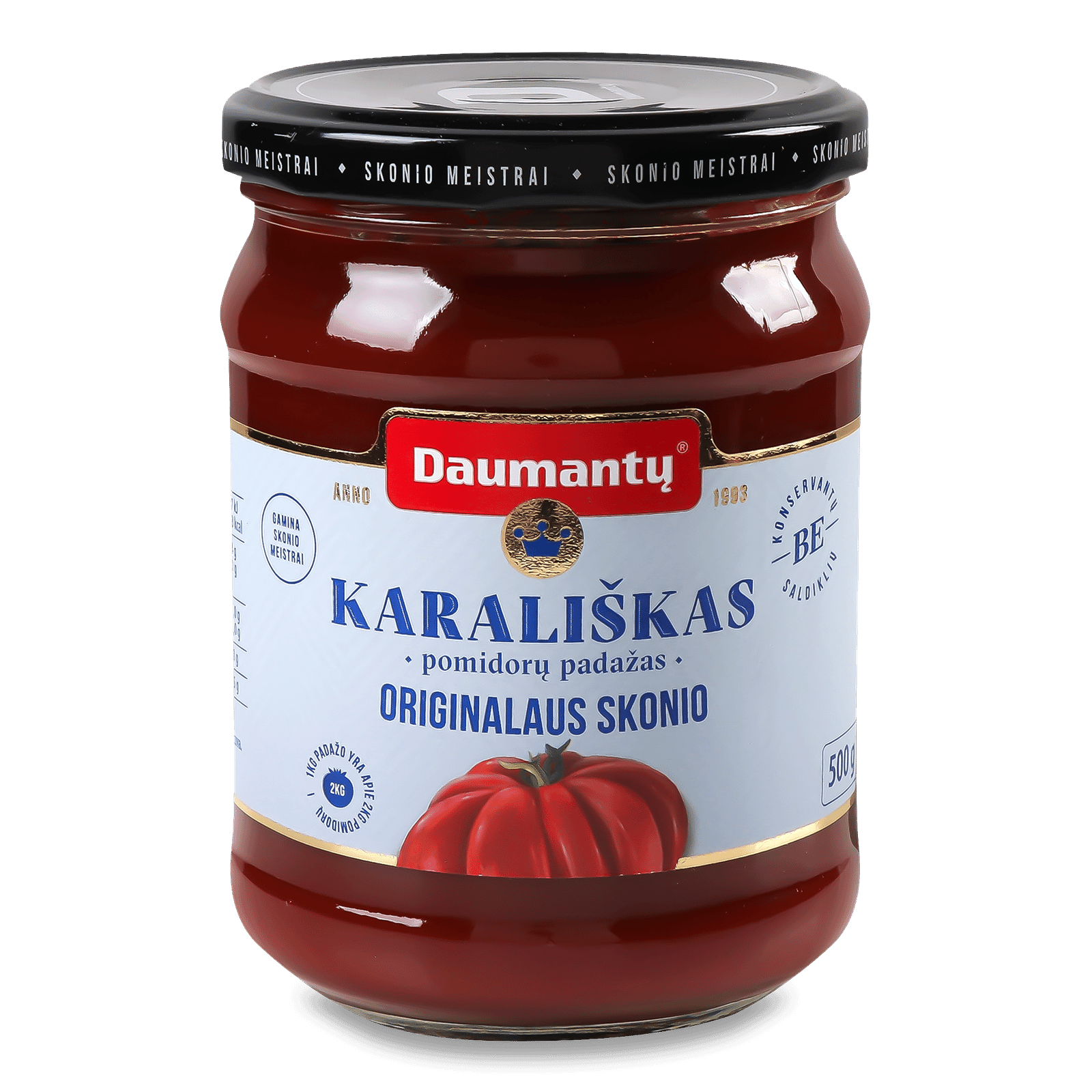 Соус томатний Daumantu Королівський Оригінальний 40% - 1