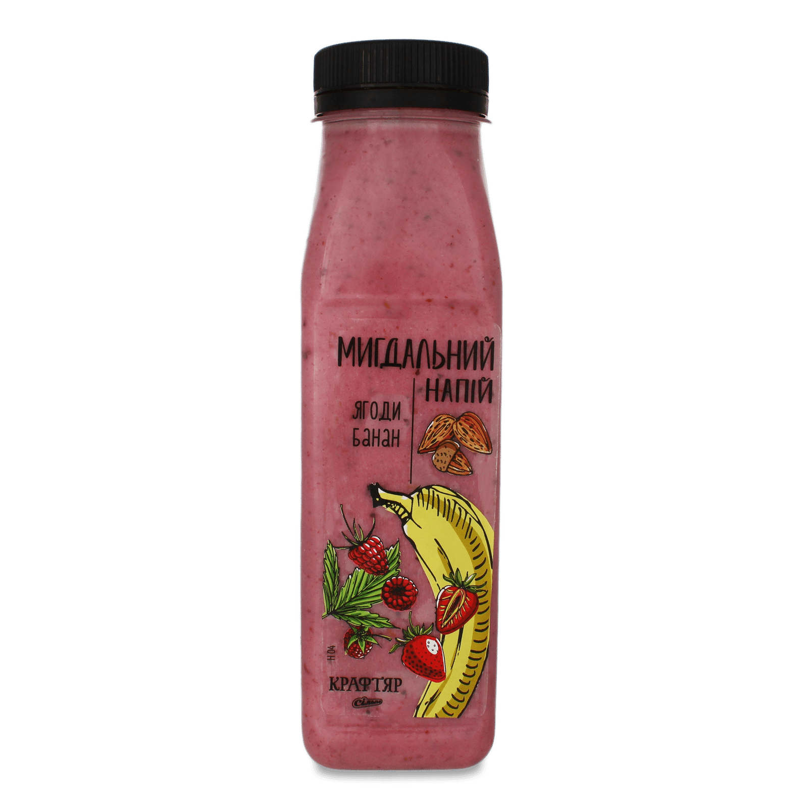 Напій «Крафтяр» мигдальний з ягодами та бананом - 1