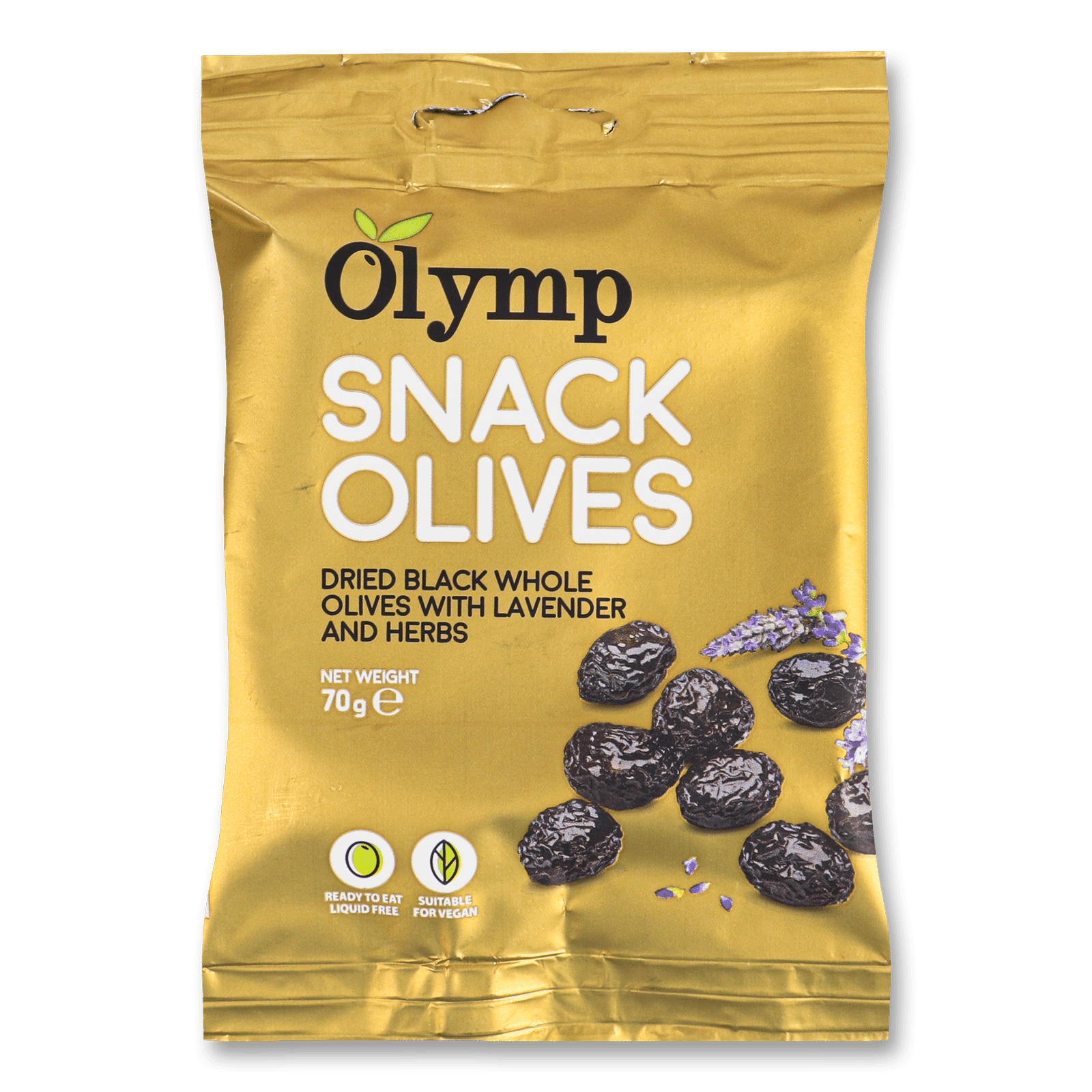 Оливки Olymp з лавандою і травами в'ялені чорні - 1