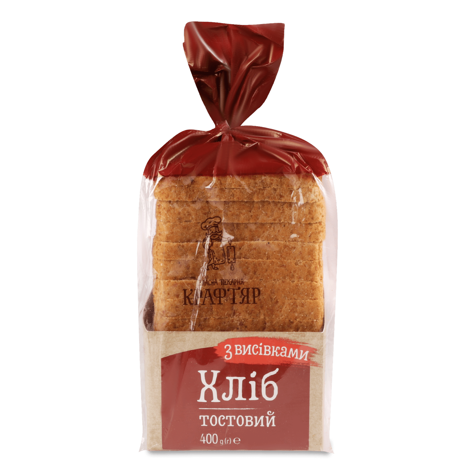 Хліб Крафтяр тостовий висівковий - 1